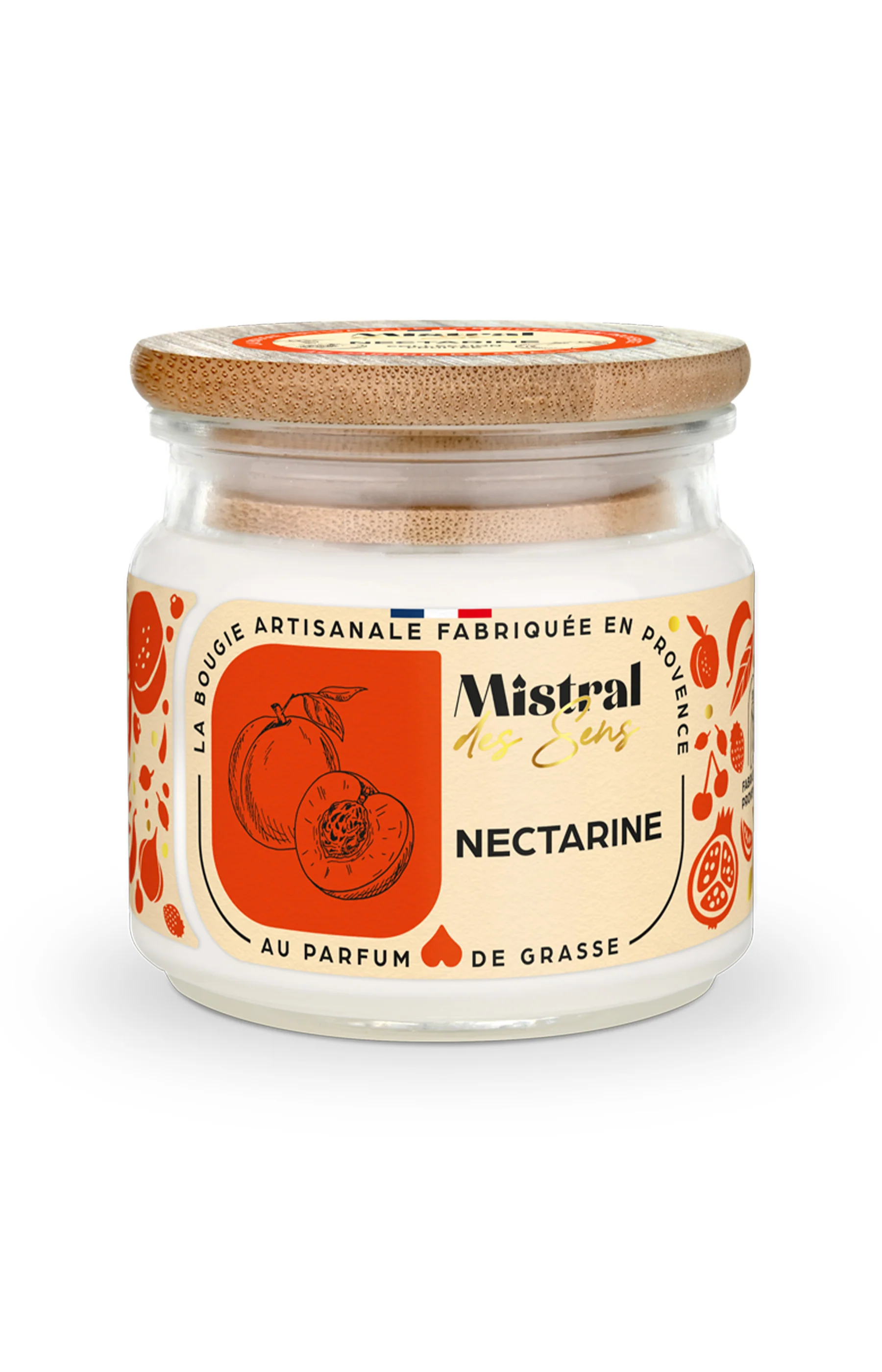 Bougie parfumée - Nectarine - 300 ml