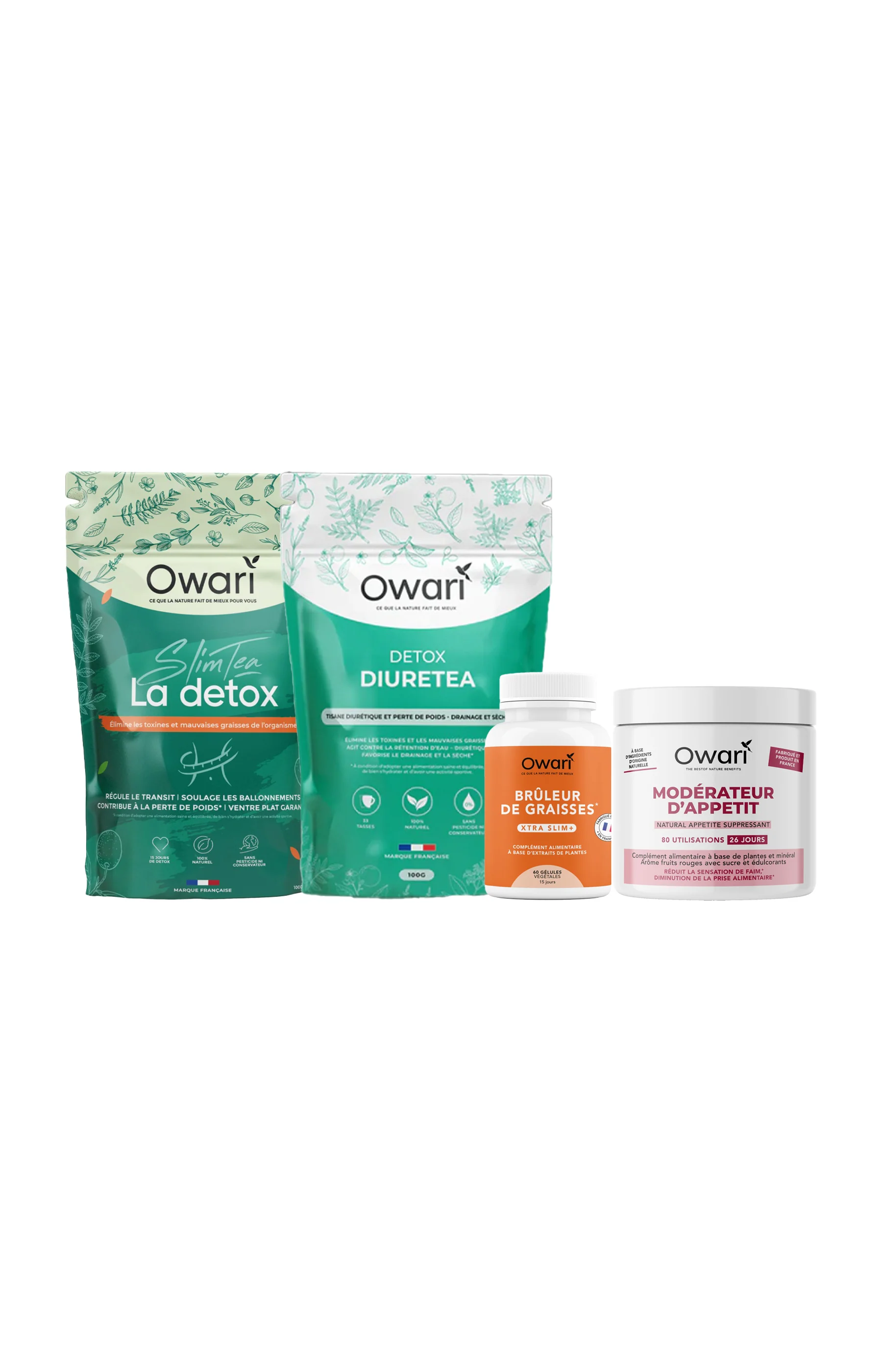 Routine minceur & détox - 4 produits