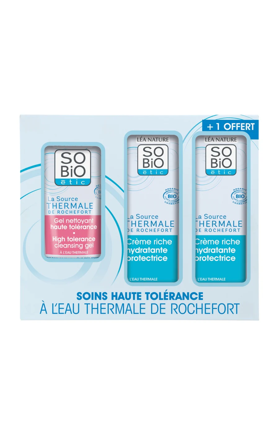 Coffret hydratation bio - Eau thermale- Visage - 2 produits + 1 offert