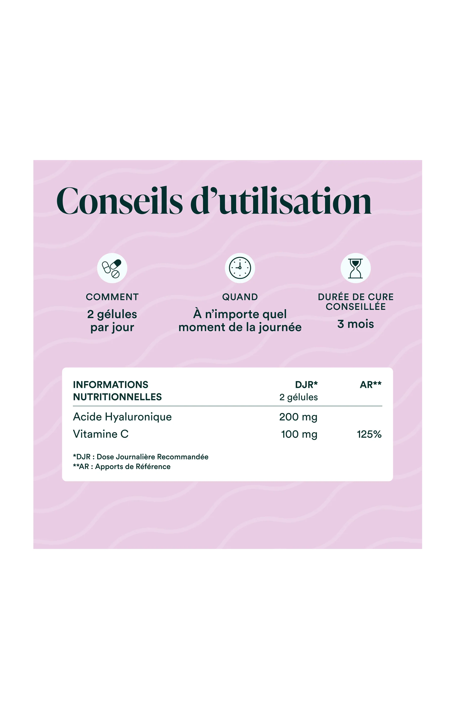 Acide Hyaluronique - Peau & anti âge - 1 mois - Image 6