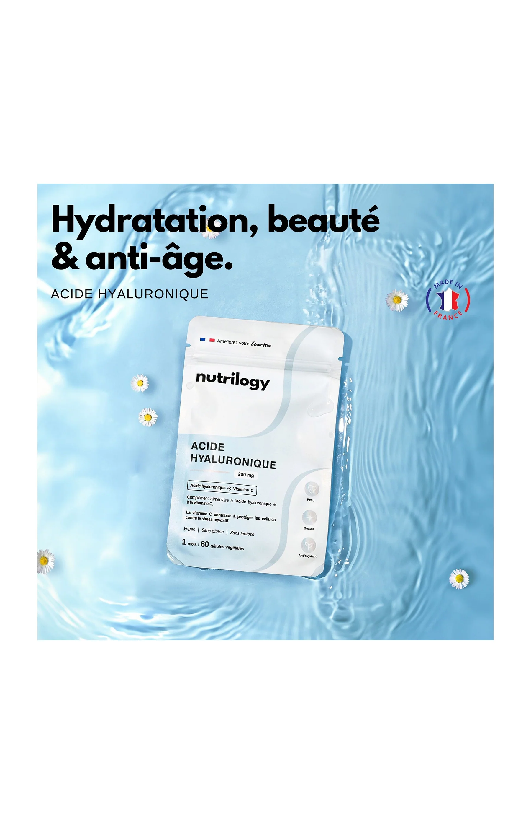 Cure beauté - Acide hyaluronique & vitamine C - 1 mois - Image 2