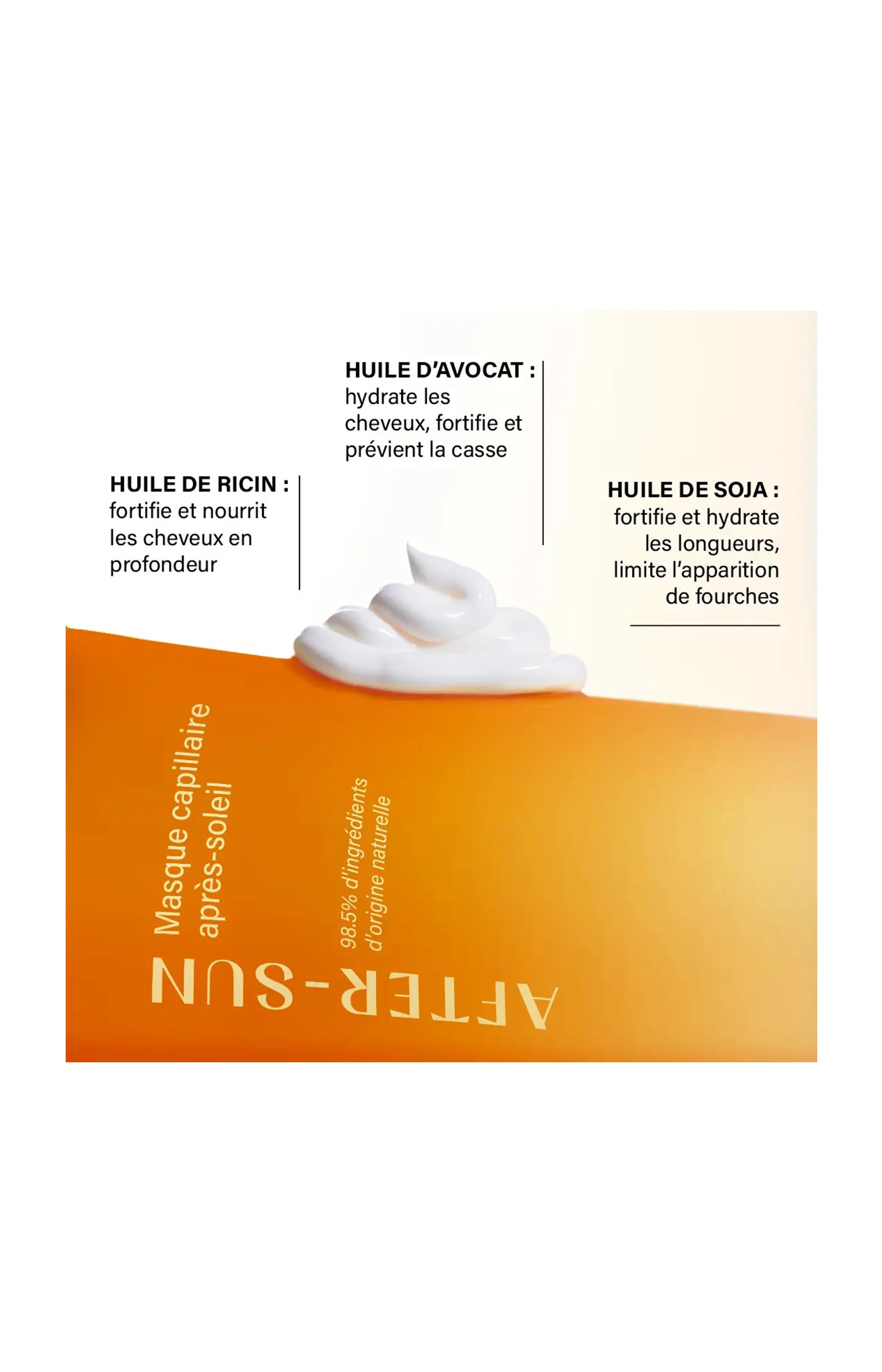 Masque capillaire après-soleil - 2-en-1 - 75 ml - Image 2