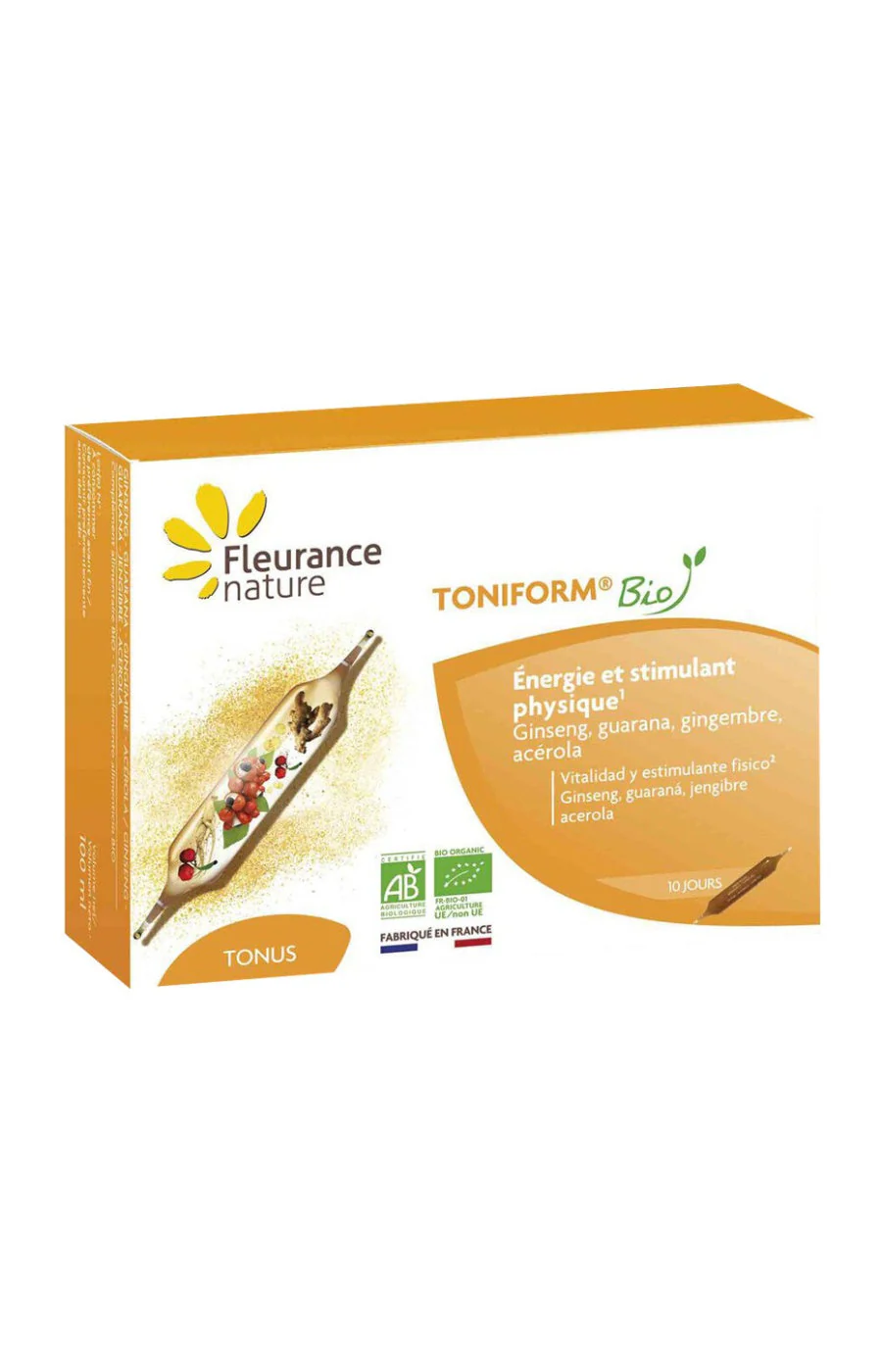 Ampoules Toniform® bio - Tonus & stimulant physique - 20 jours