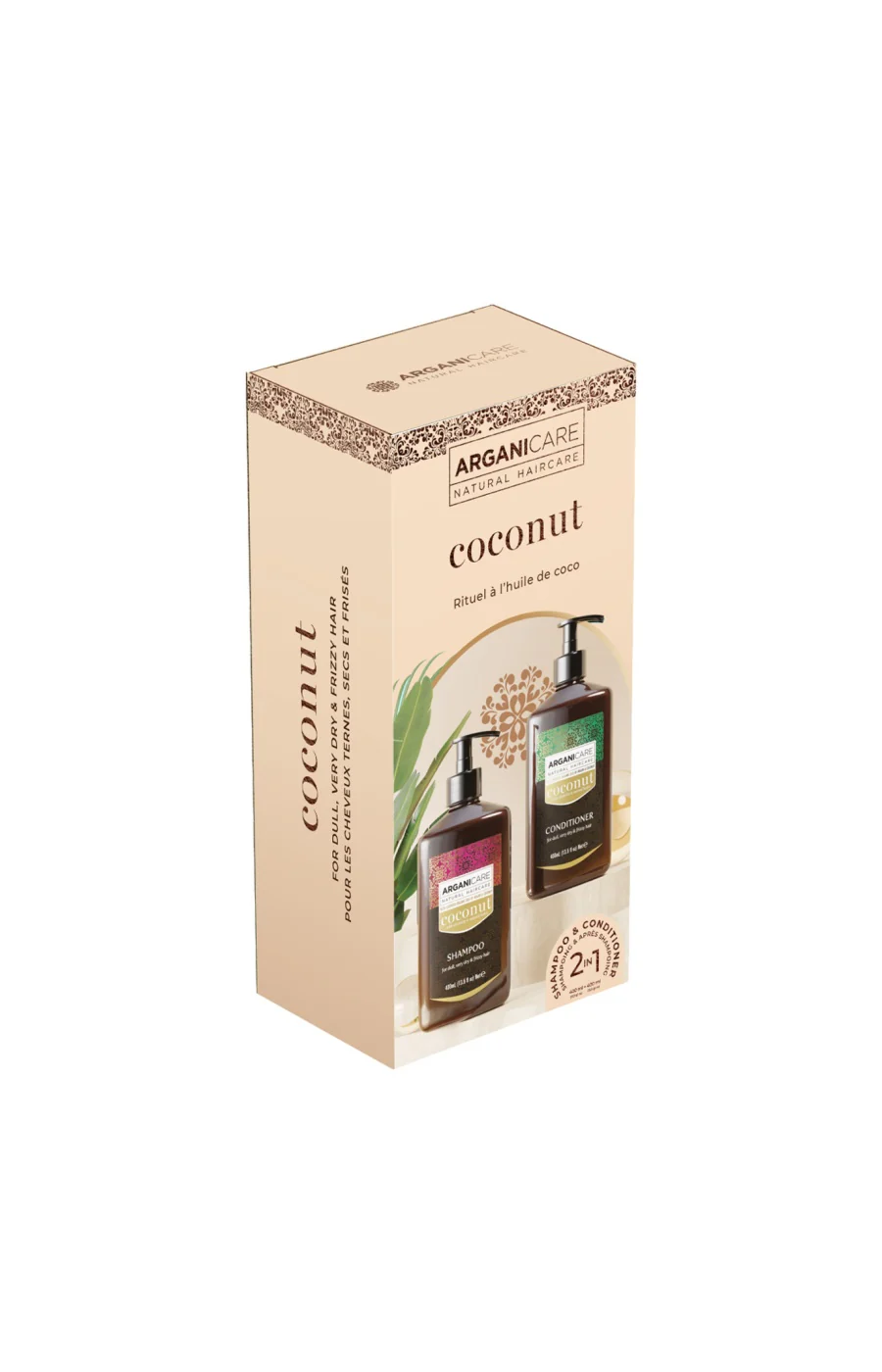 Coffret nutrition extrême - Coco - Cheveux très secs & frisés - 2 x 400 ml - Image 3