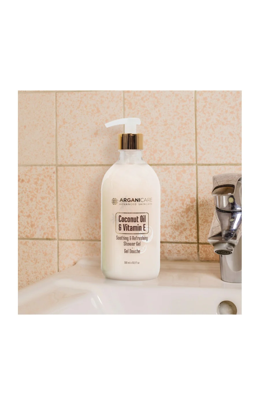 Gel douche hydratant - Huile de coco & vitamine E - 500 ml - Image 2