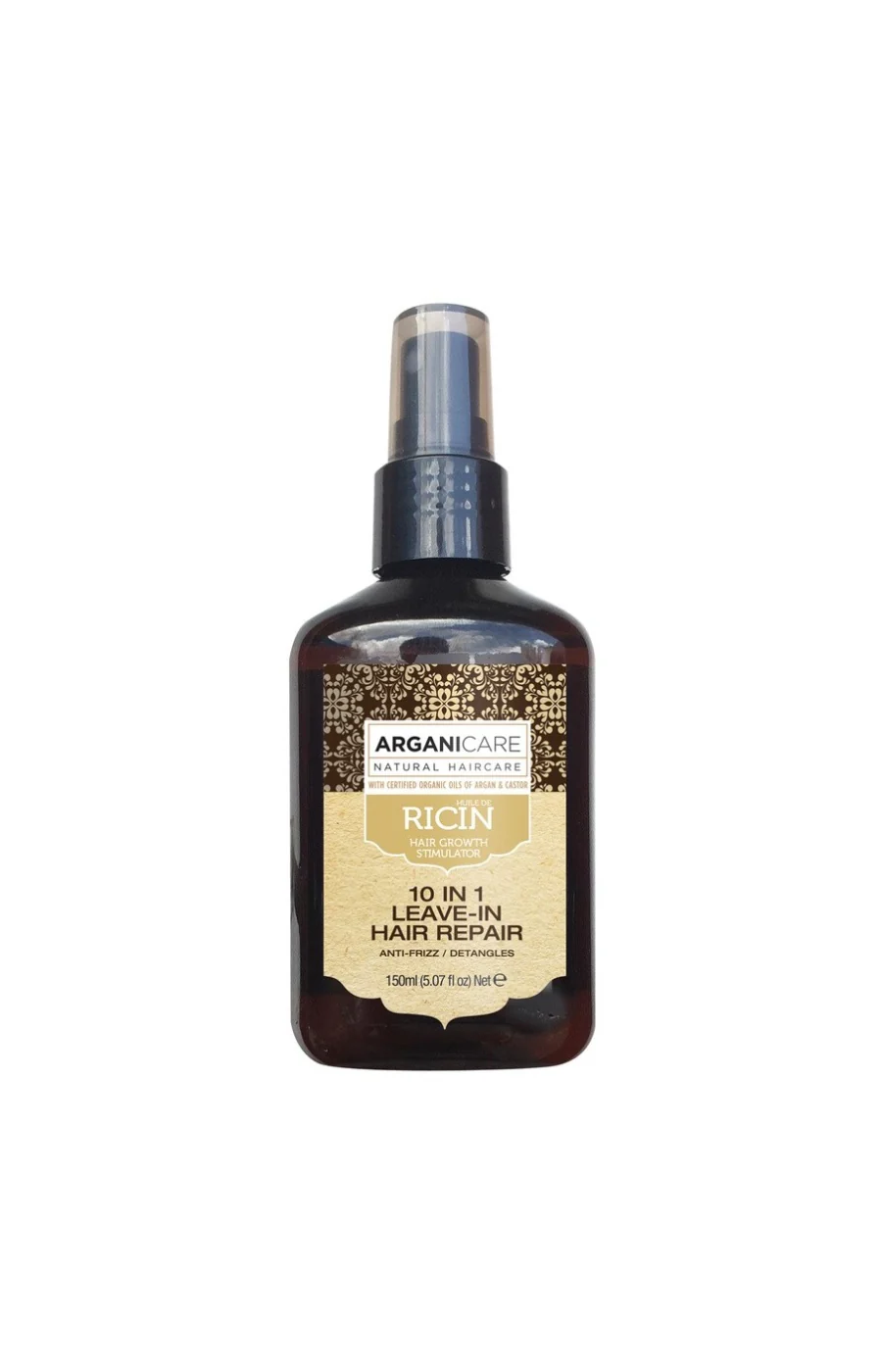 Spray réparateur &amp; démêlant anti-frisottis 10-en-1 - Ricin - 150 ml