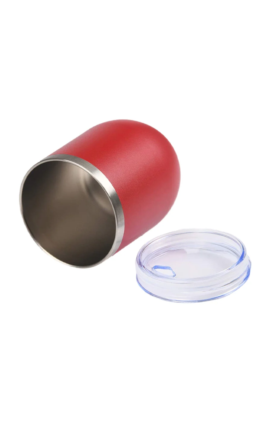 Tasse isotherme avec couvercle - 340 ml - Rouge - Image 2