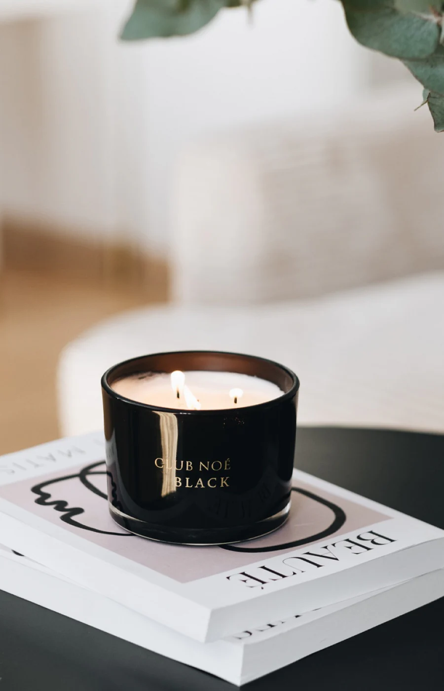 Bougie parfumée - Black - Bergamote & bois de gaïac - 350 g - Image 3