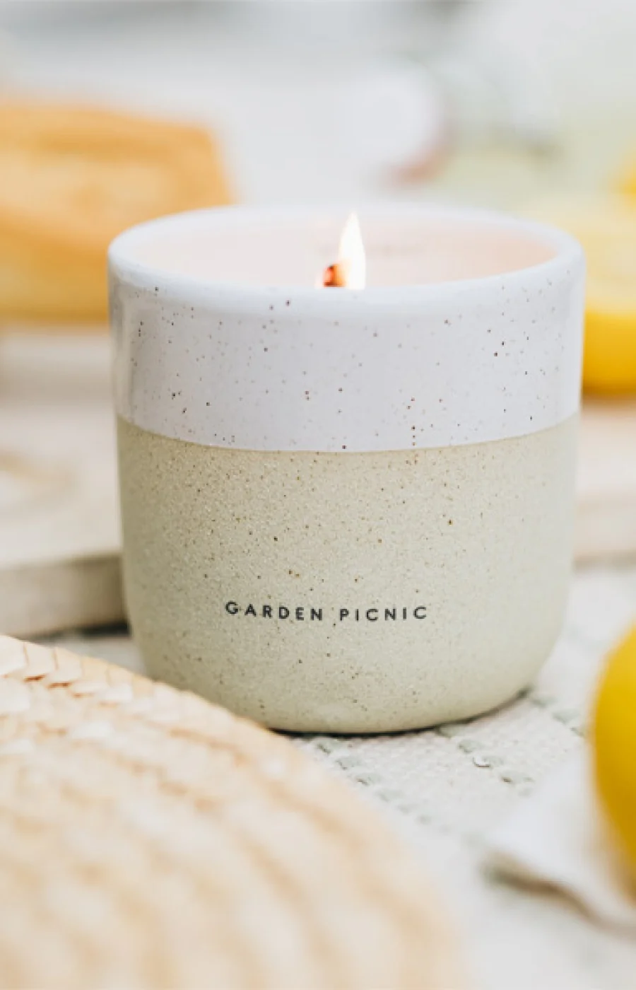 Bougie parfumée - Garden Picnic - Fleur d'oranger, violette & ylang ylang - 200 g - Image 4