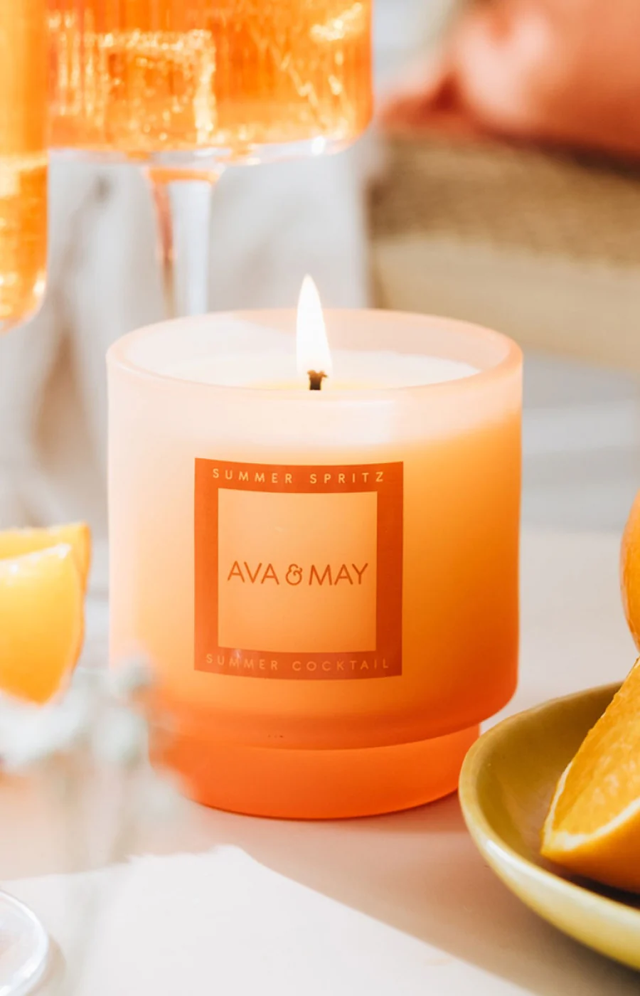 Bougie parfumée - Summer Spritz - Orange & vanille - 200 g - Image 3