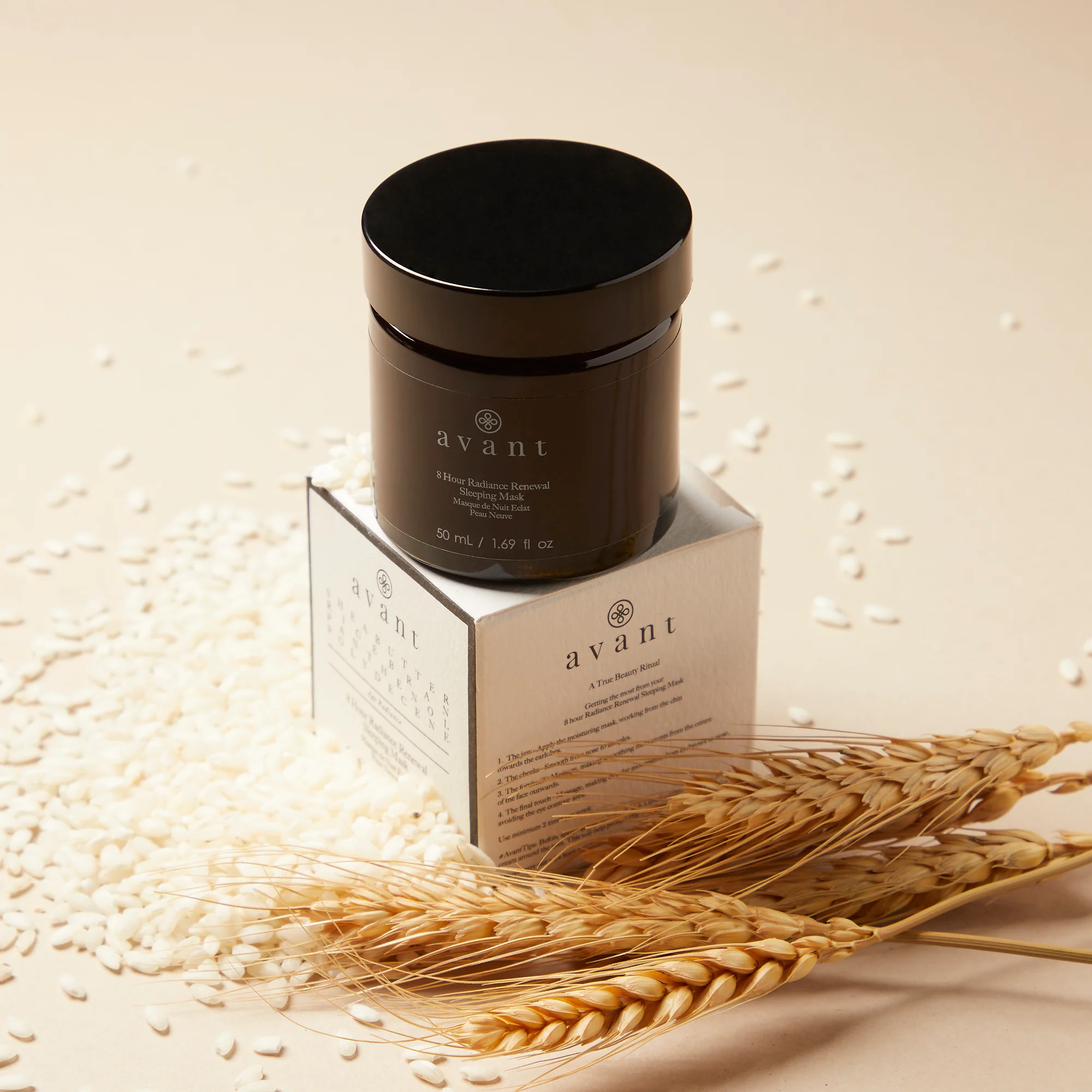 Masque de nuit éclat peau neuve - Beurre de karité & son de riz - Age Radiance - Peaux ternes - 50 ml - Image 2