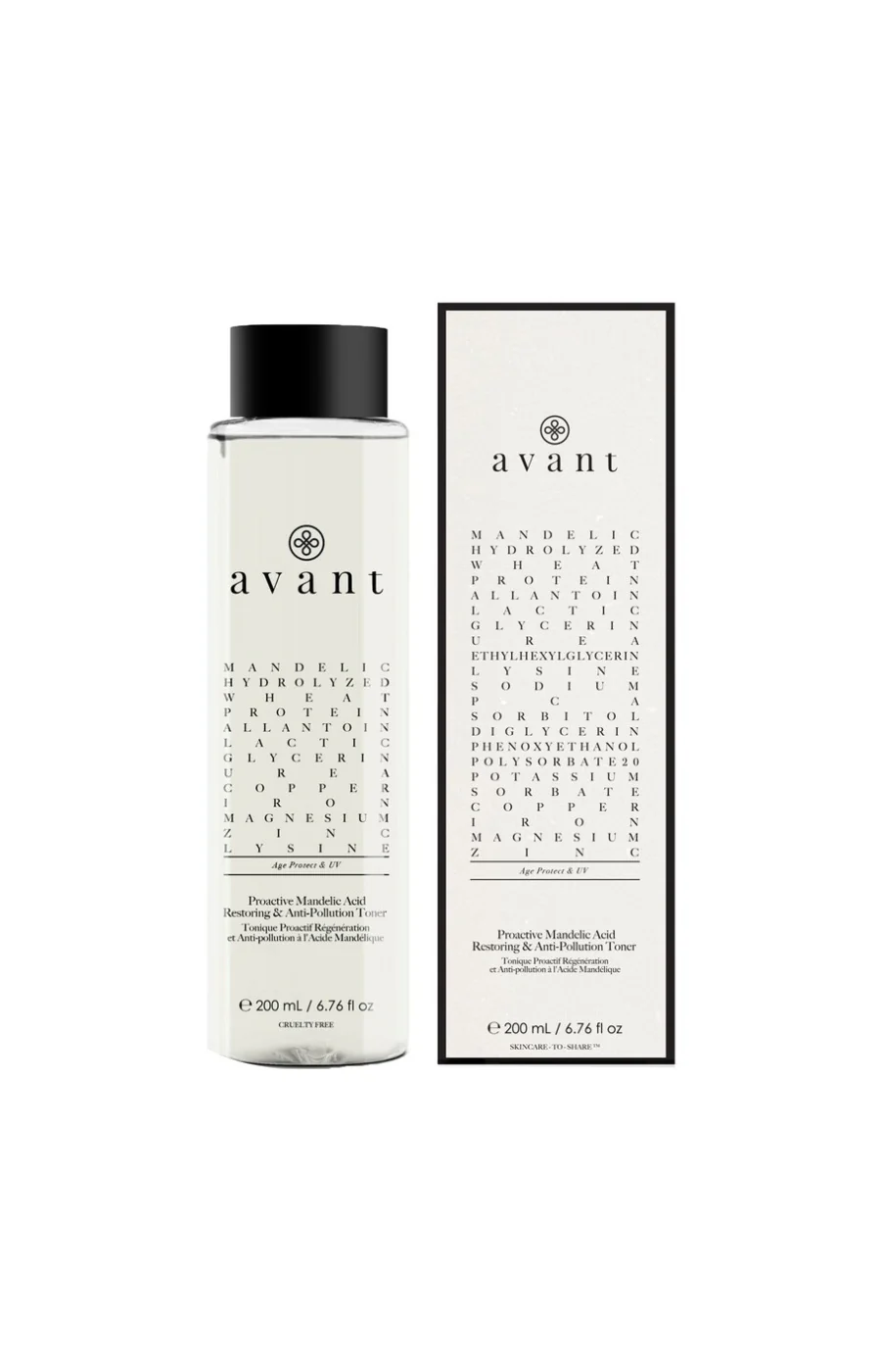 Tonique régénérant & anti-pollution - Age Protect & UV - 200 ml