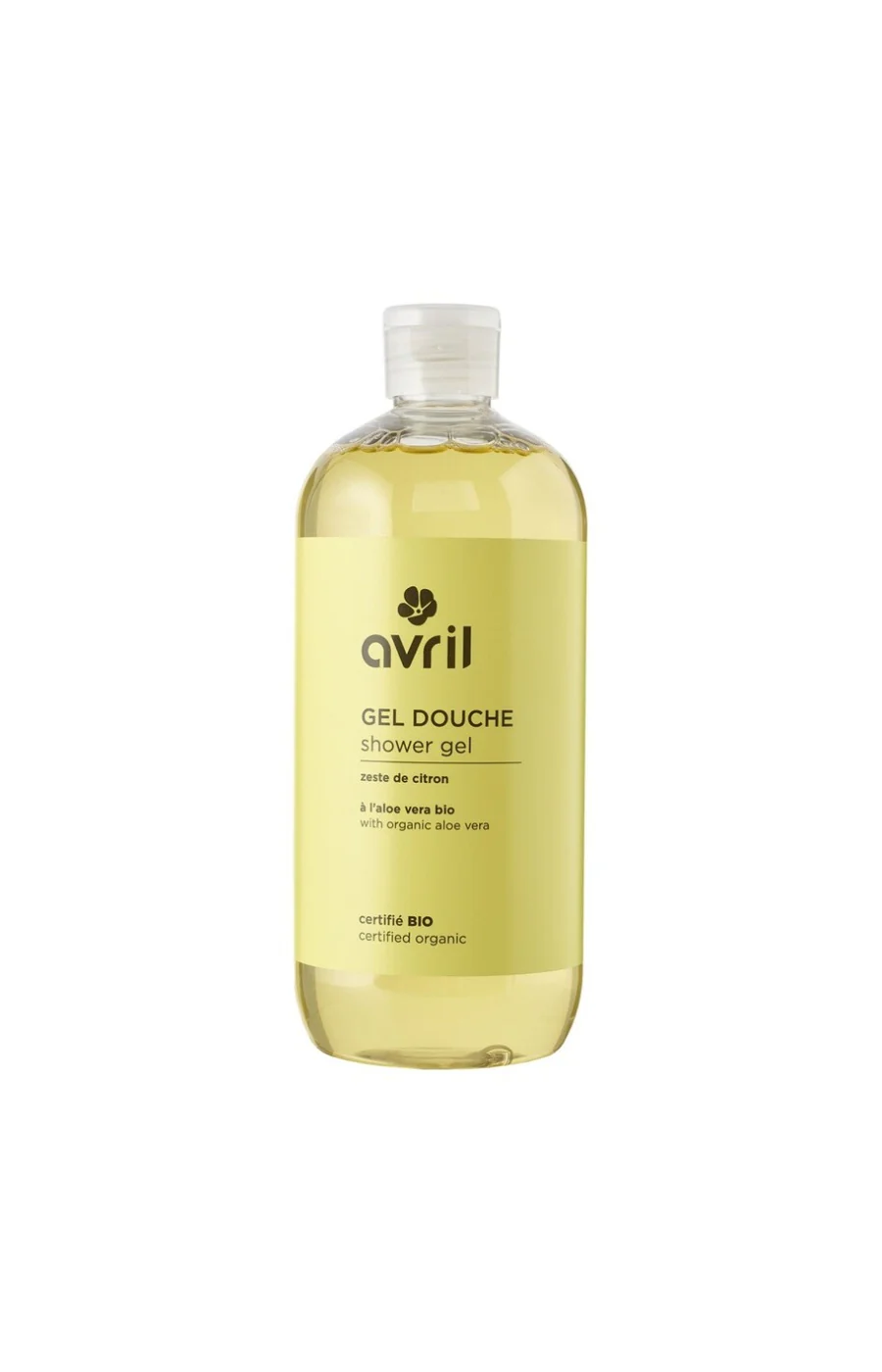 Gel douche bio - Zeste de citron - 500 ml