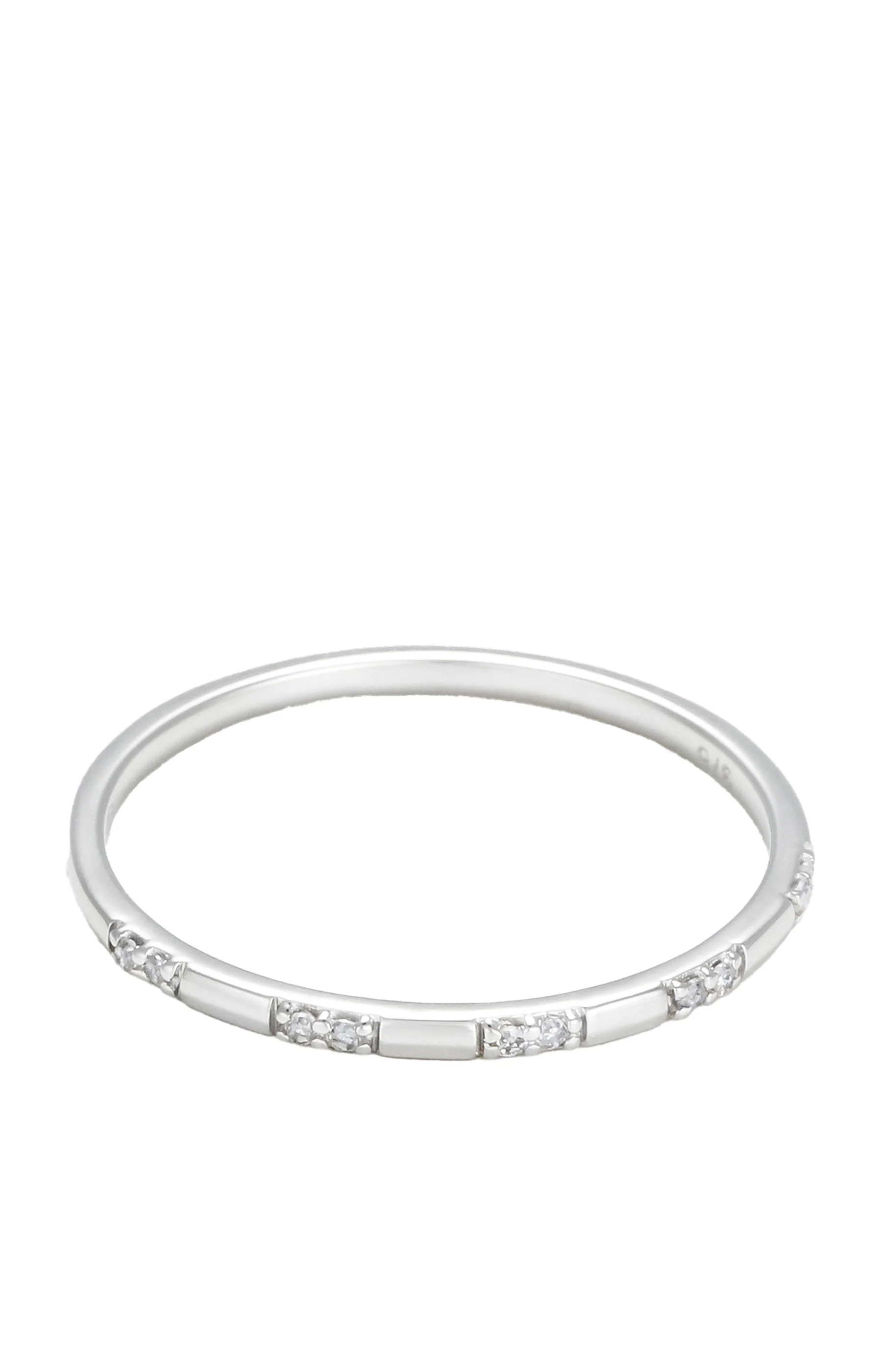 Bague Apollonia - Or blanc 375/1000 & diamant