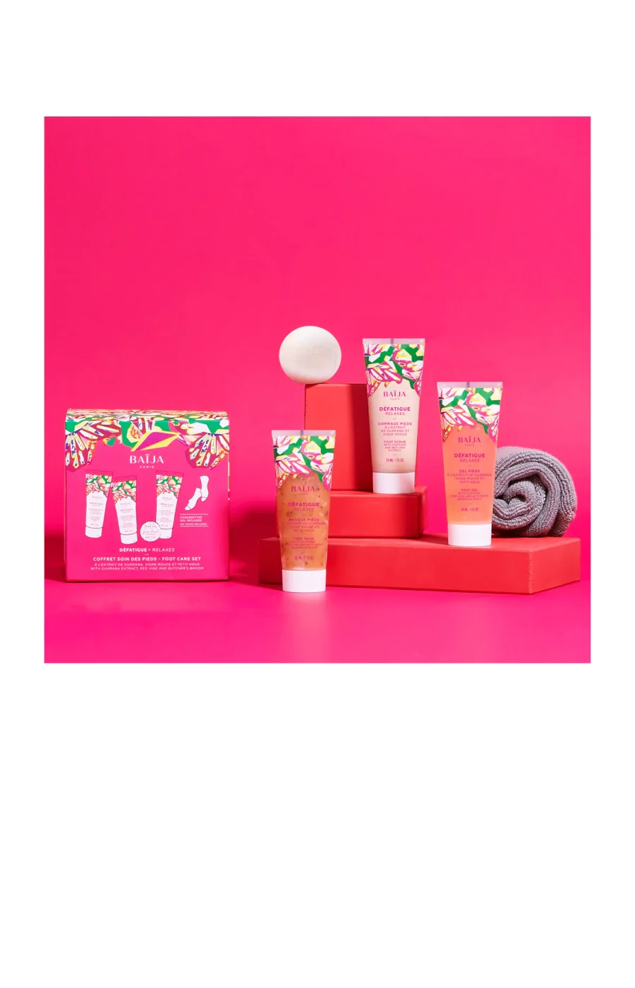 Coffret pieds défatigant - Guarana & Vigne rouge - 5 produits - Image 4