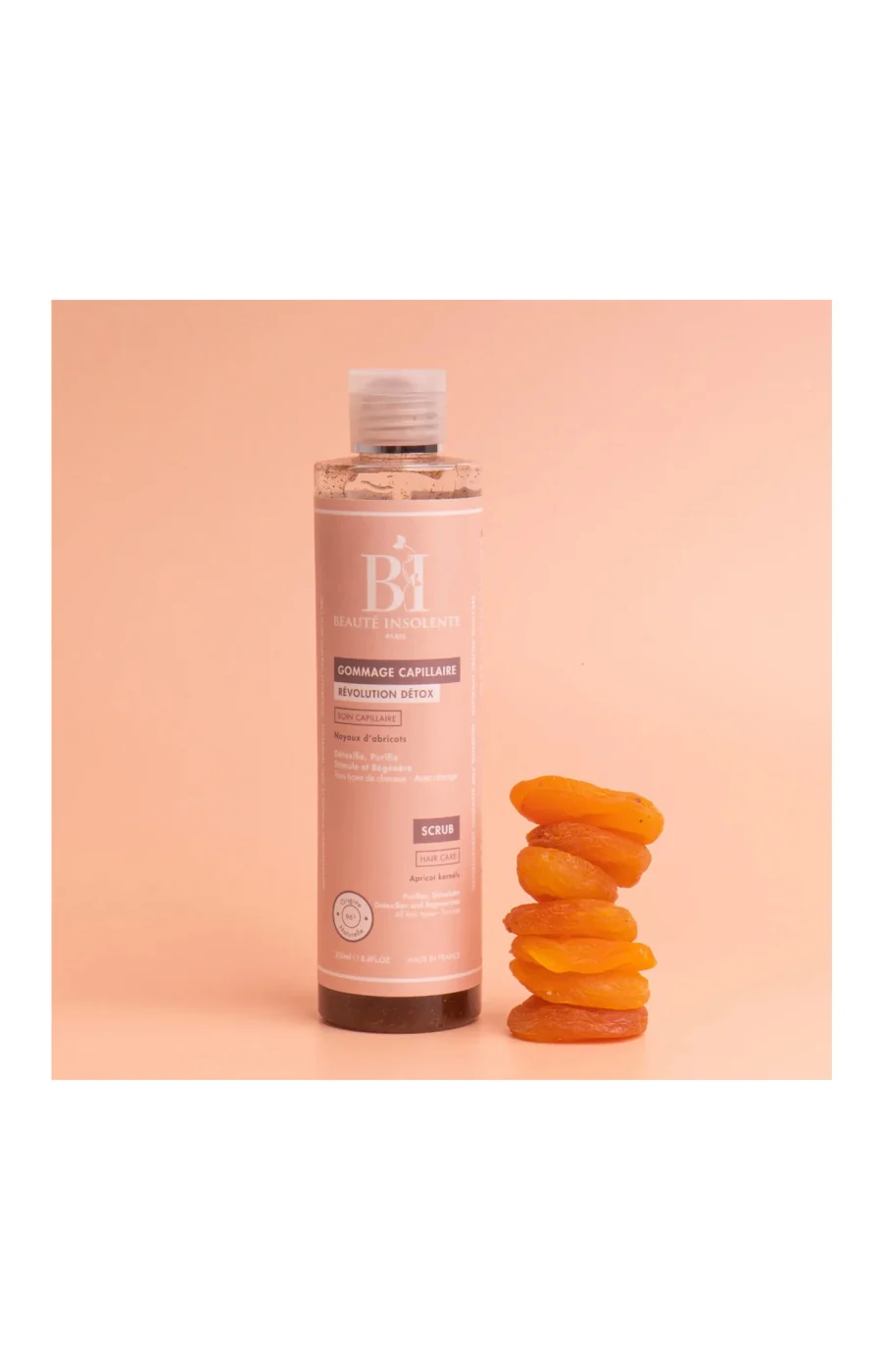 Gommage capillaire - Noyaux d'abricot - Cheveux ondulés à crépus - 200 ml - Image 2