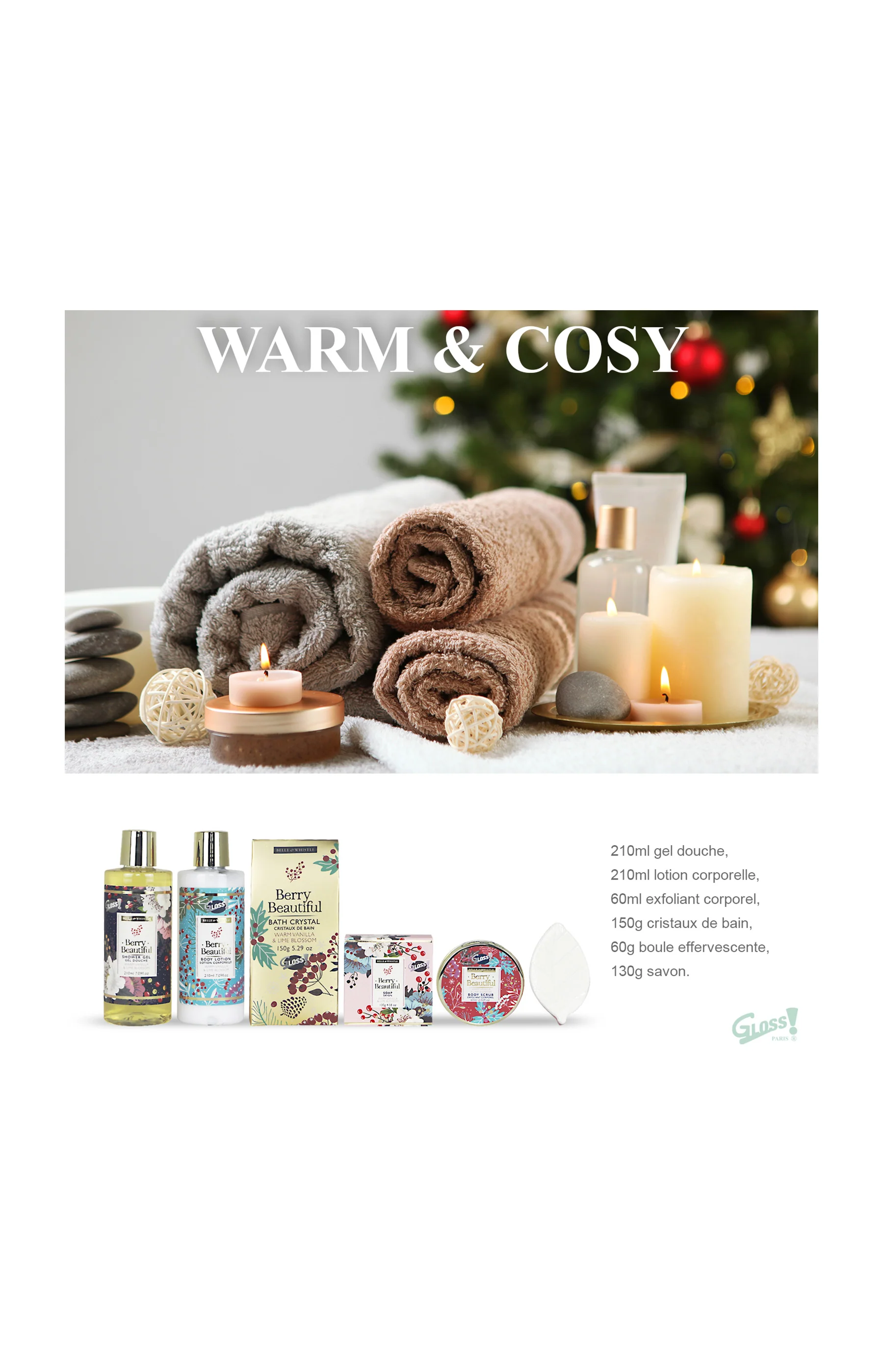 Coffret bain - Berry Beautifull - Corps - 6 produits - Image 2