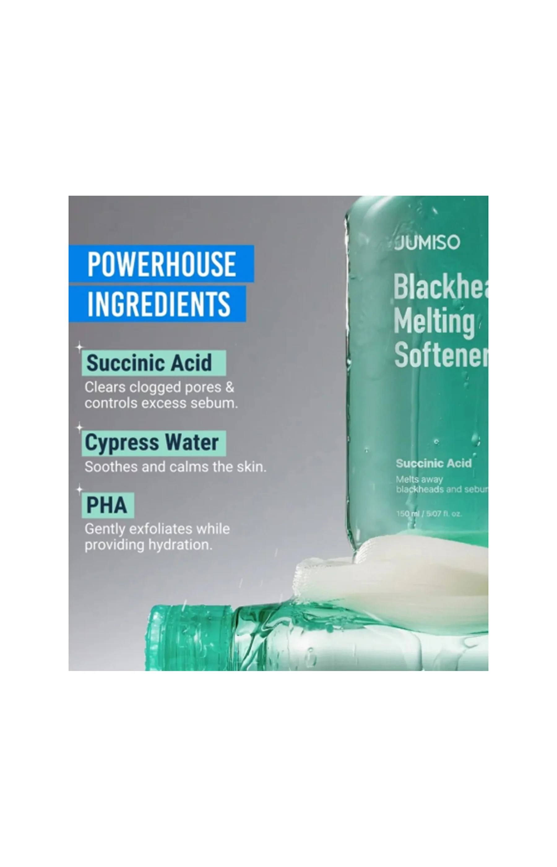 Traitement points noirs & pads - Acide succinique - 150 ml - Image 3