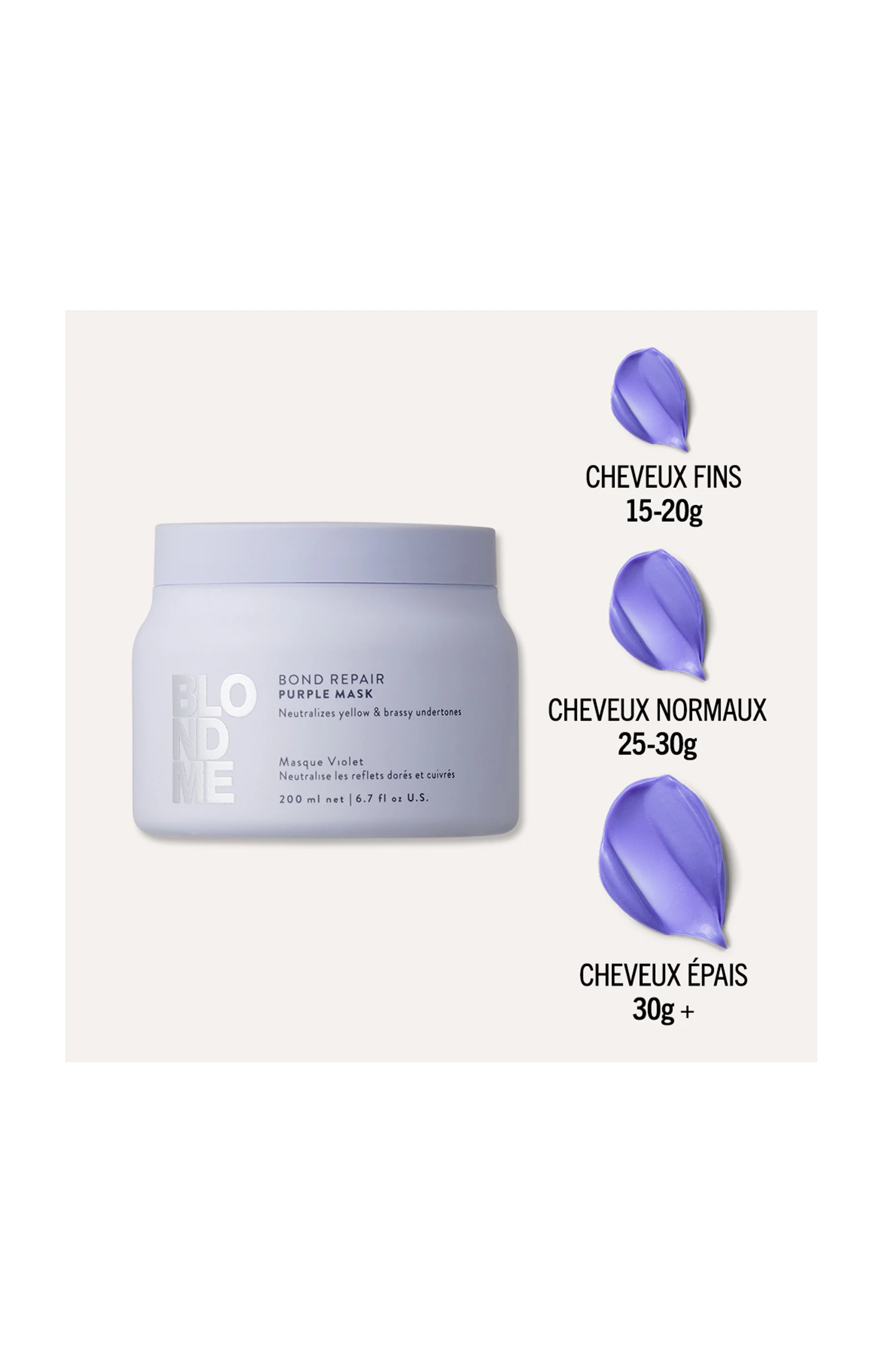 Masque Violet BlondMe - Image 5