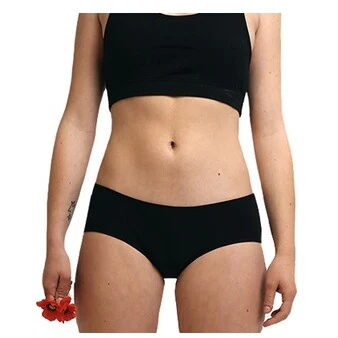 Shorty menstruel - Nina - Flux moyens  - Rouge