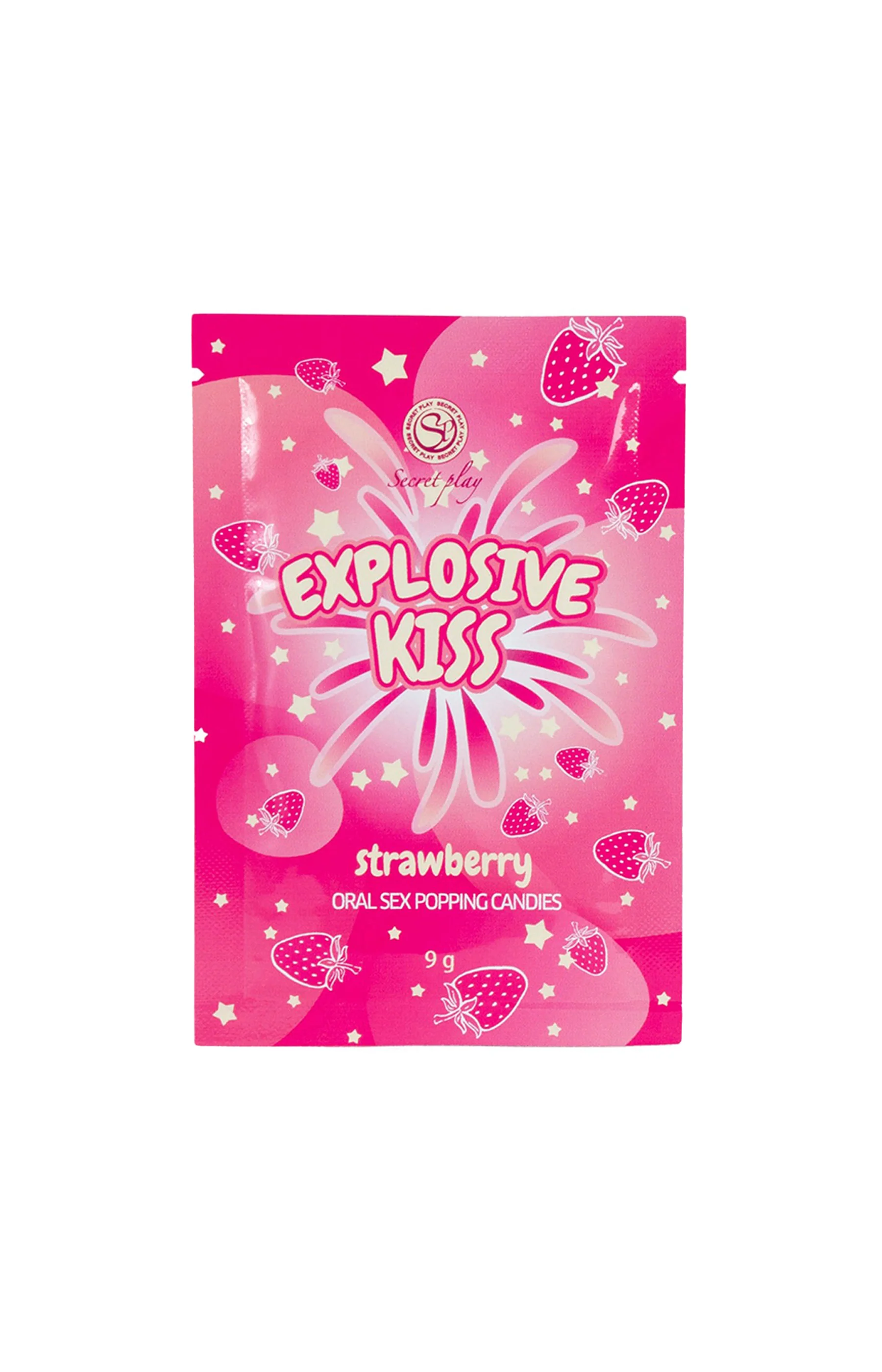 Bonbons pétillants - Sexe oral - Goût fraise