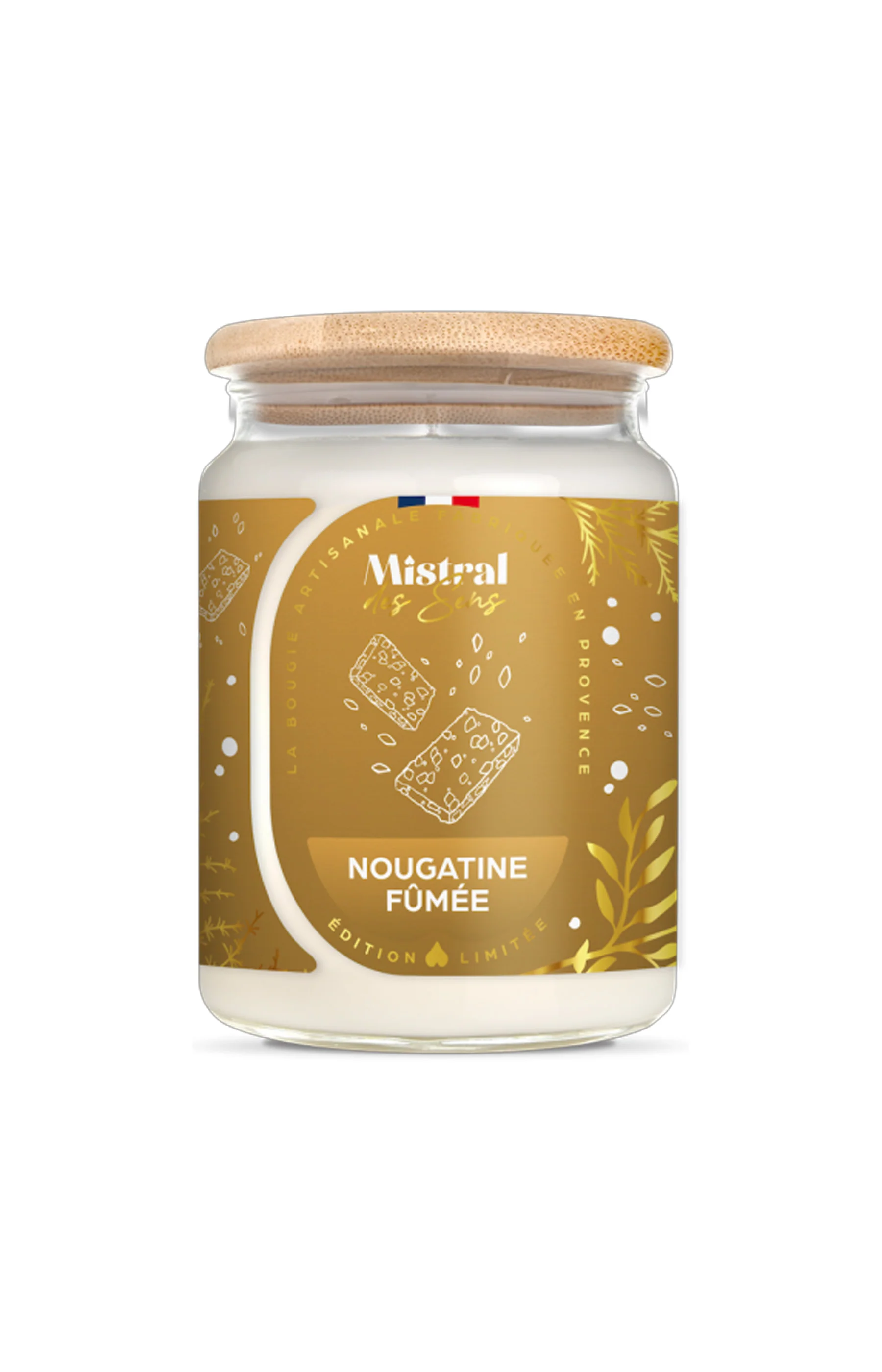 Bougie parfumée - Nougatine fumée - 700 ml