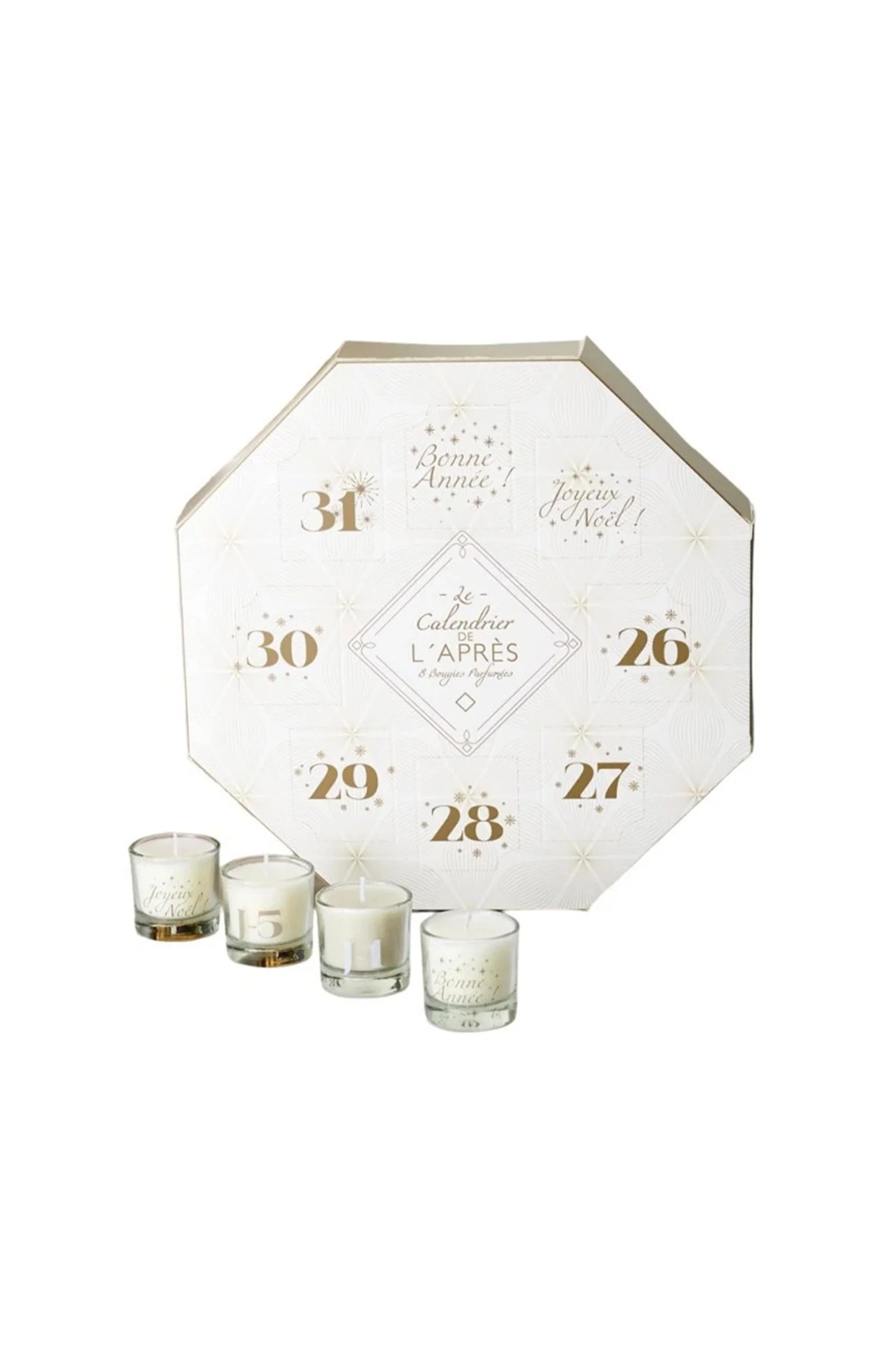 Calendrier de l'Après - Bougies parfumées - 8 produits