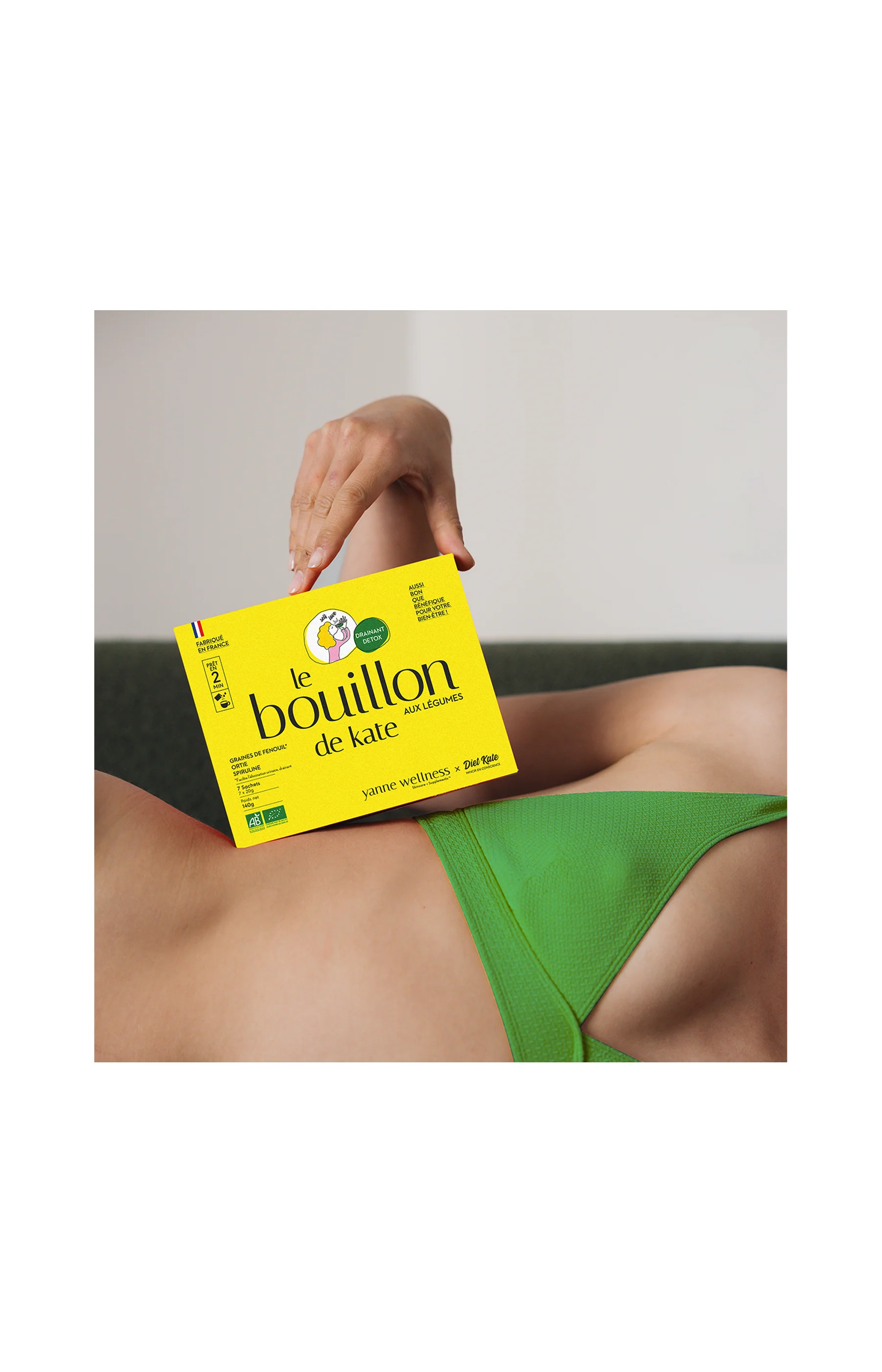 Bouillon légumes bio - Kate - Ortie & spiruline - 7 sachets - Image 2