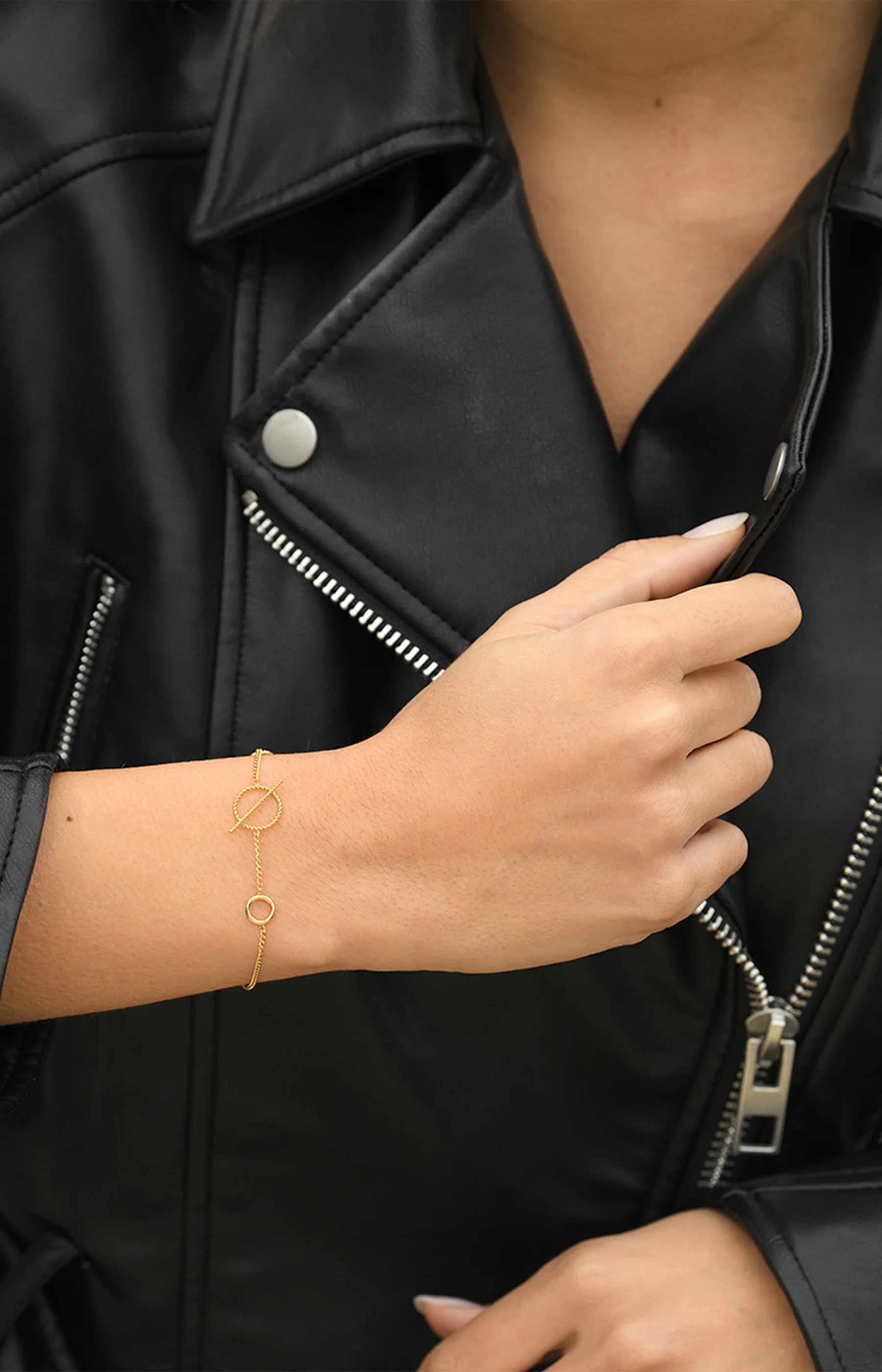 Bracelet Salomé - Acier inoxydable - Doré - Image 2