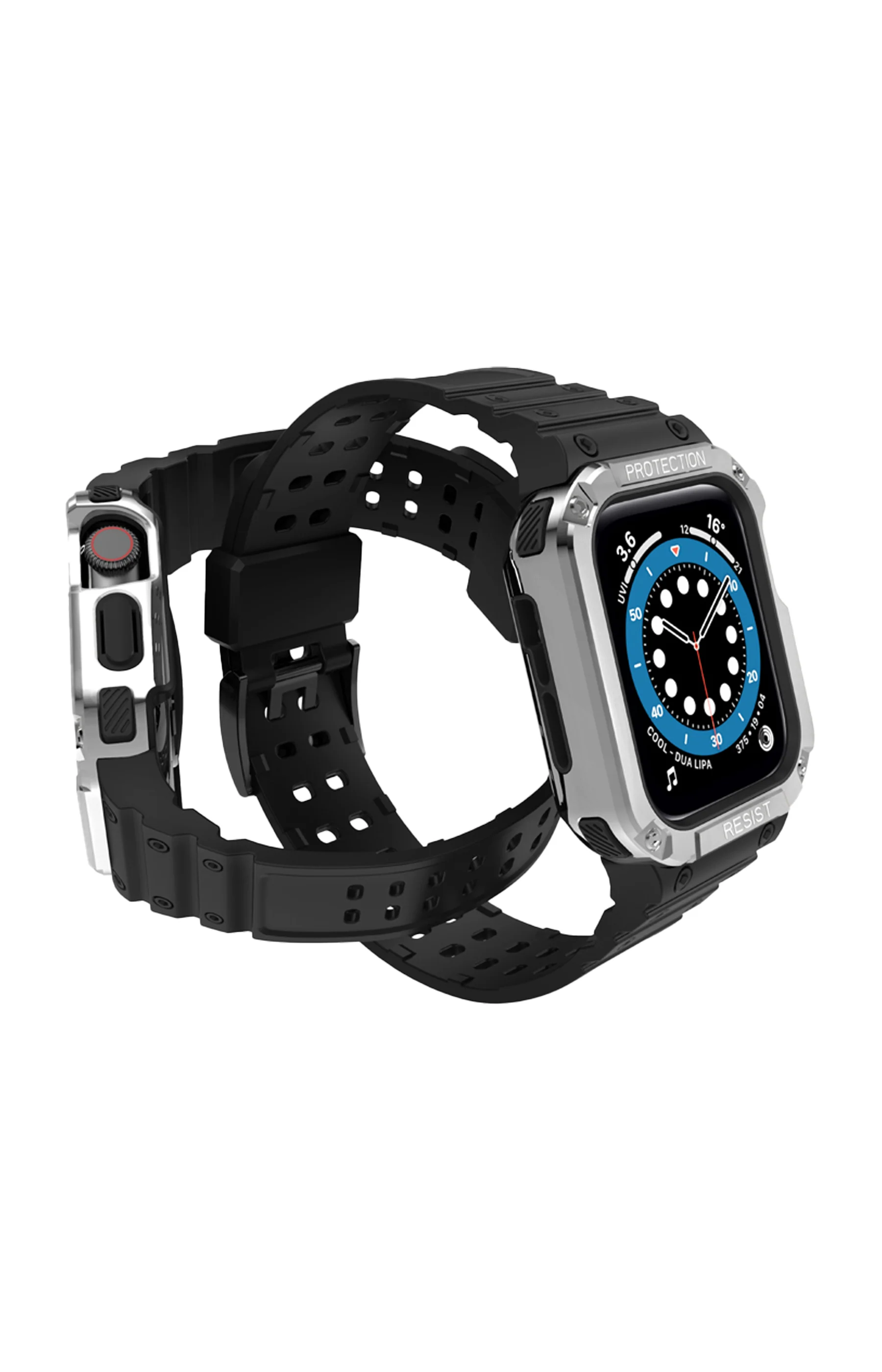 Bracelet montres connectées - Noir - Image 2