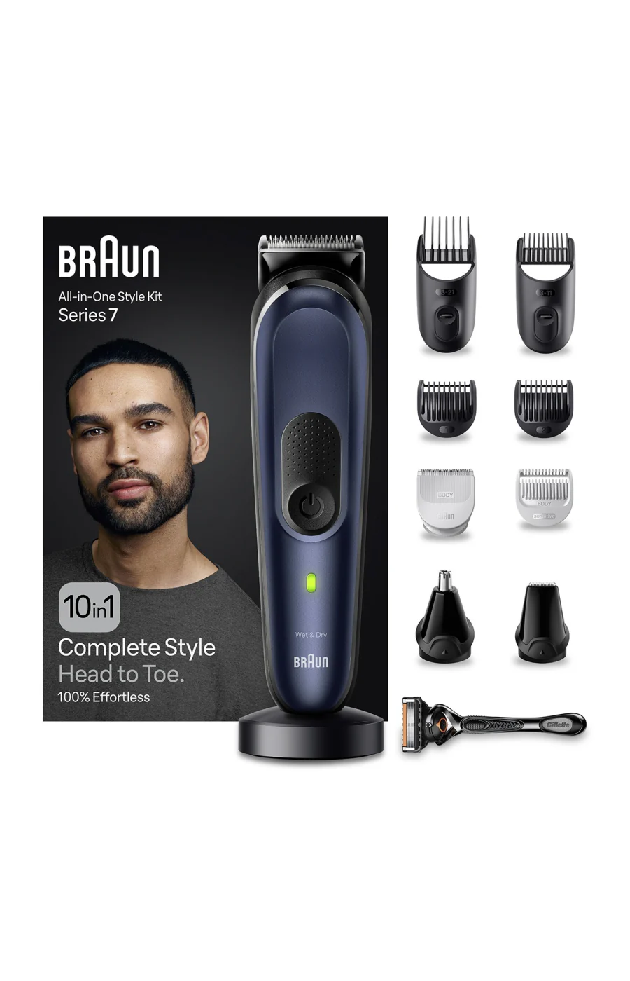 Tondeuse multi-usage - Series 7 - Bleu - Homme