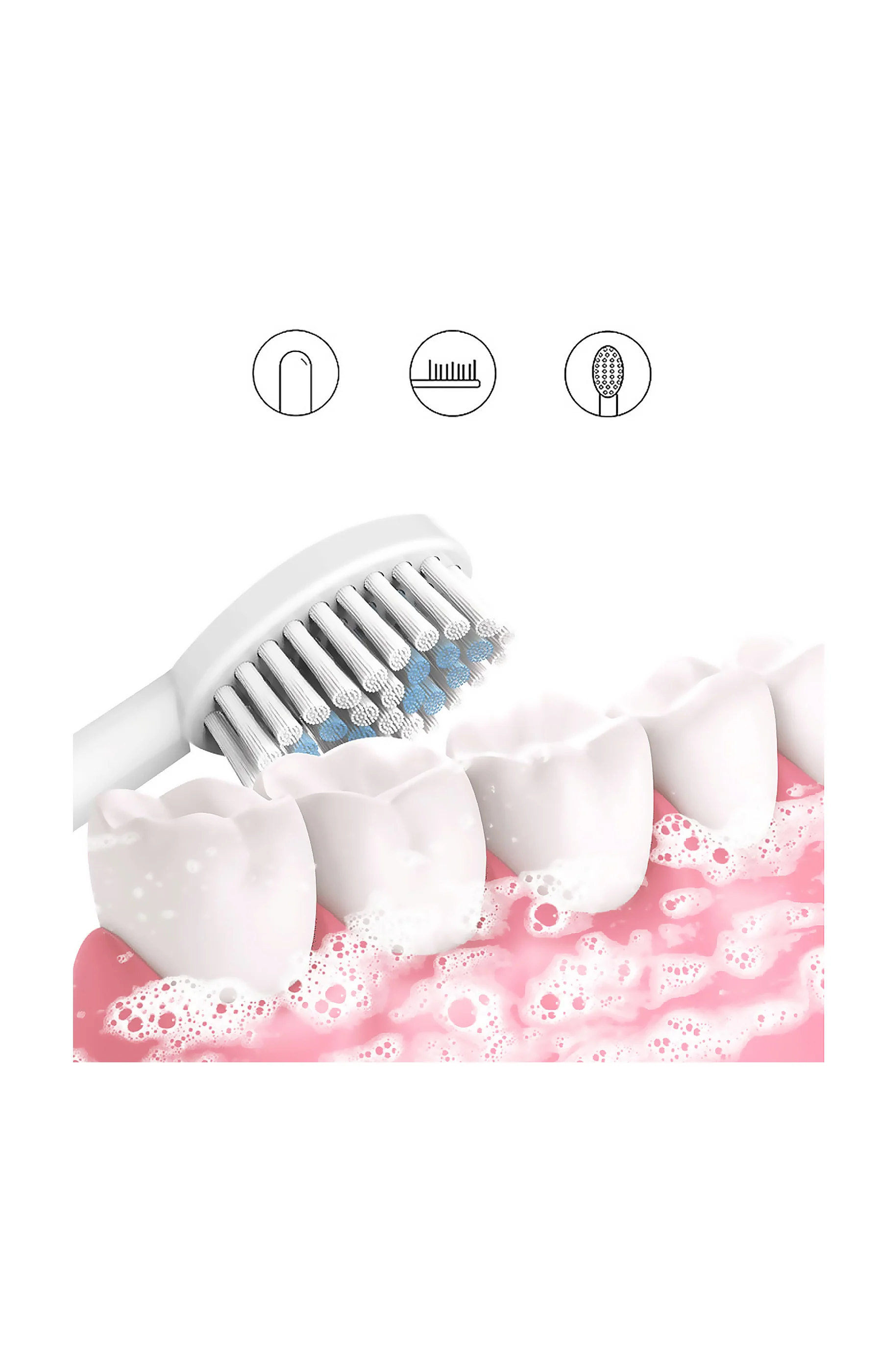 Brosse à dents électrique rechargeable - Bleu - Image 2