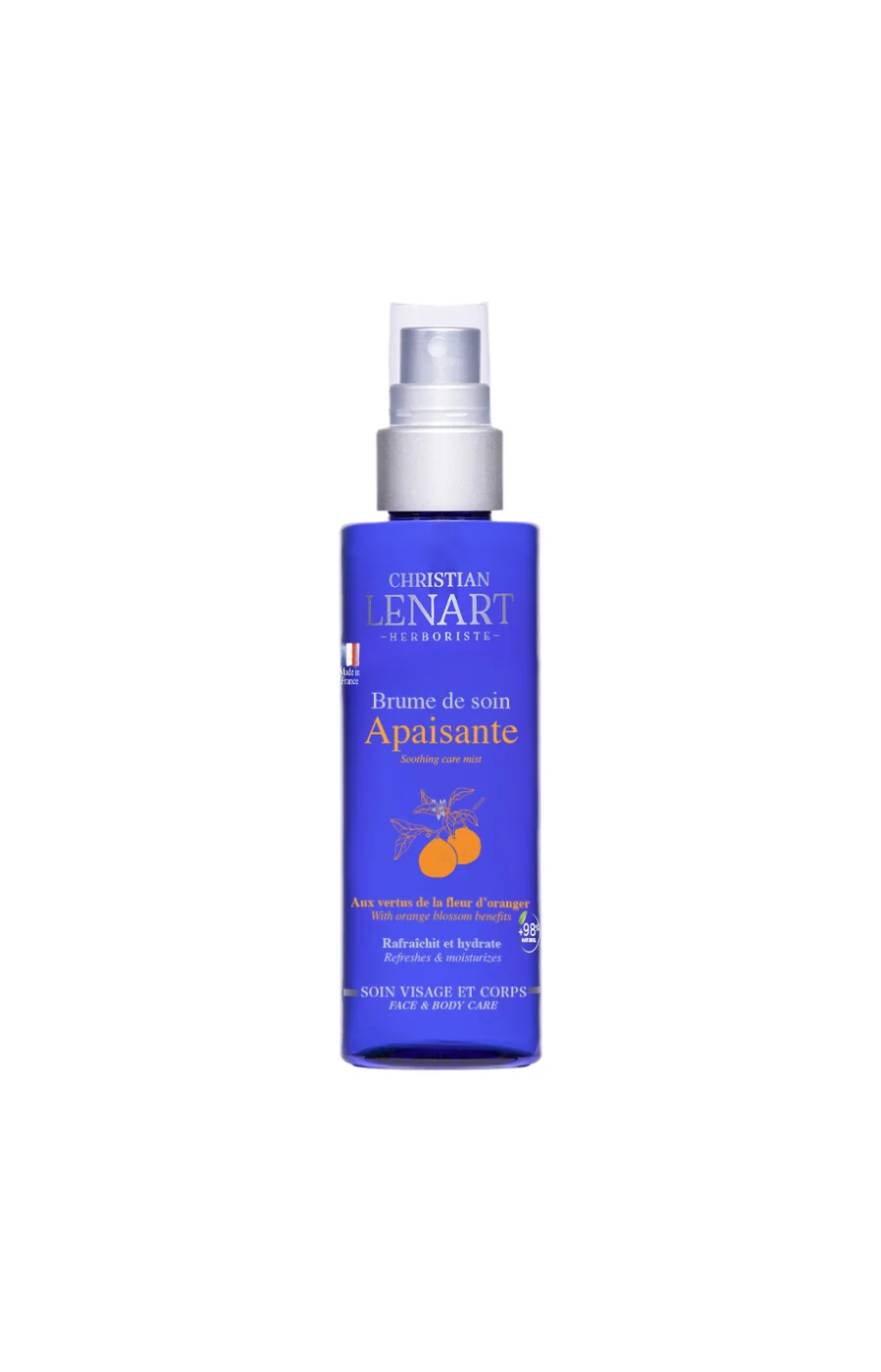Brume apaisante aux extraits de fleur d'oranger - Peaux sensibles -  2 x 200 ml