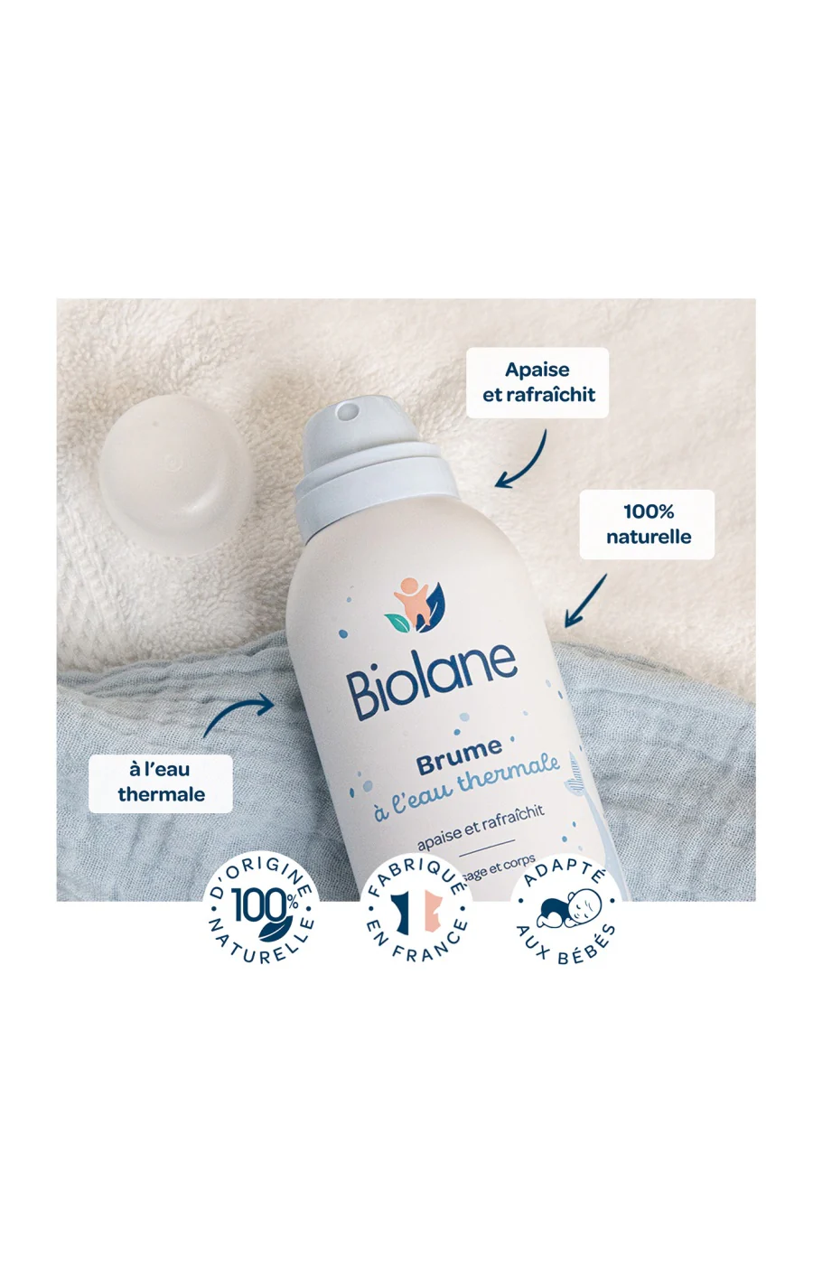 Brumes eaux thermales naturelles - Visage & corps - Bébé - 3 x 150 ml - Image 3