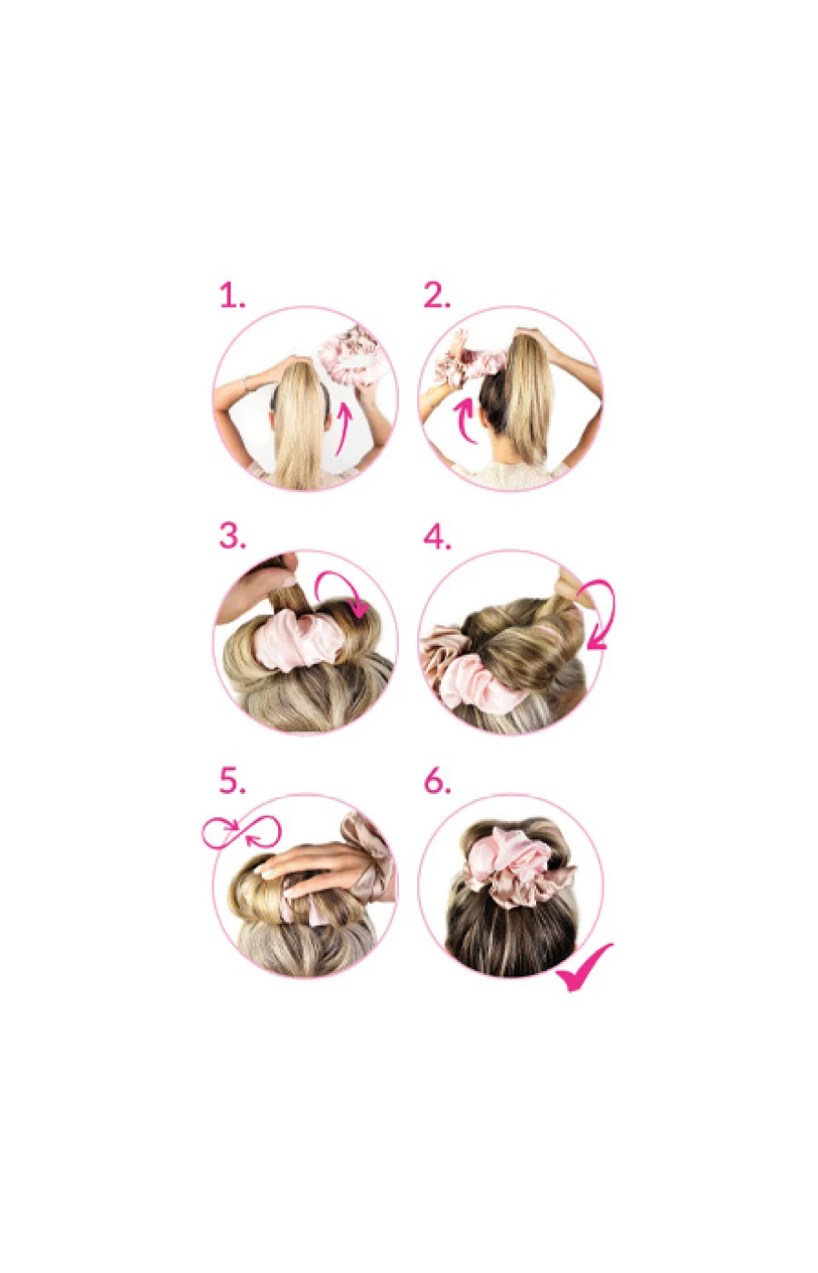 Chouchou pour boucles sans chaleur - Satin - Image 3