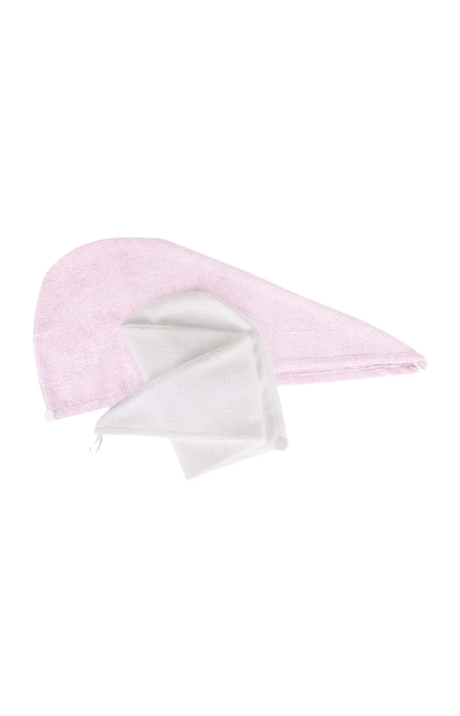Duo de serviettes pour cheveux - Blanc