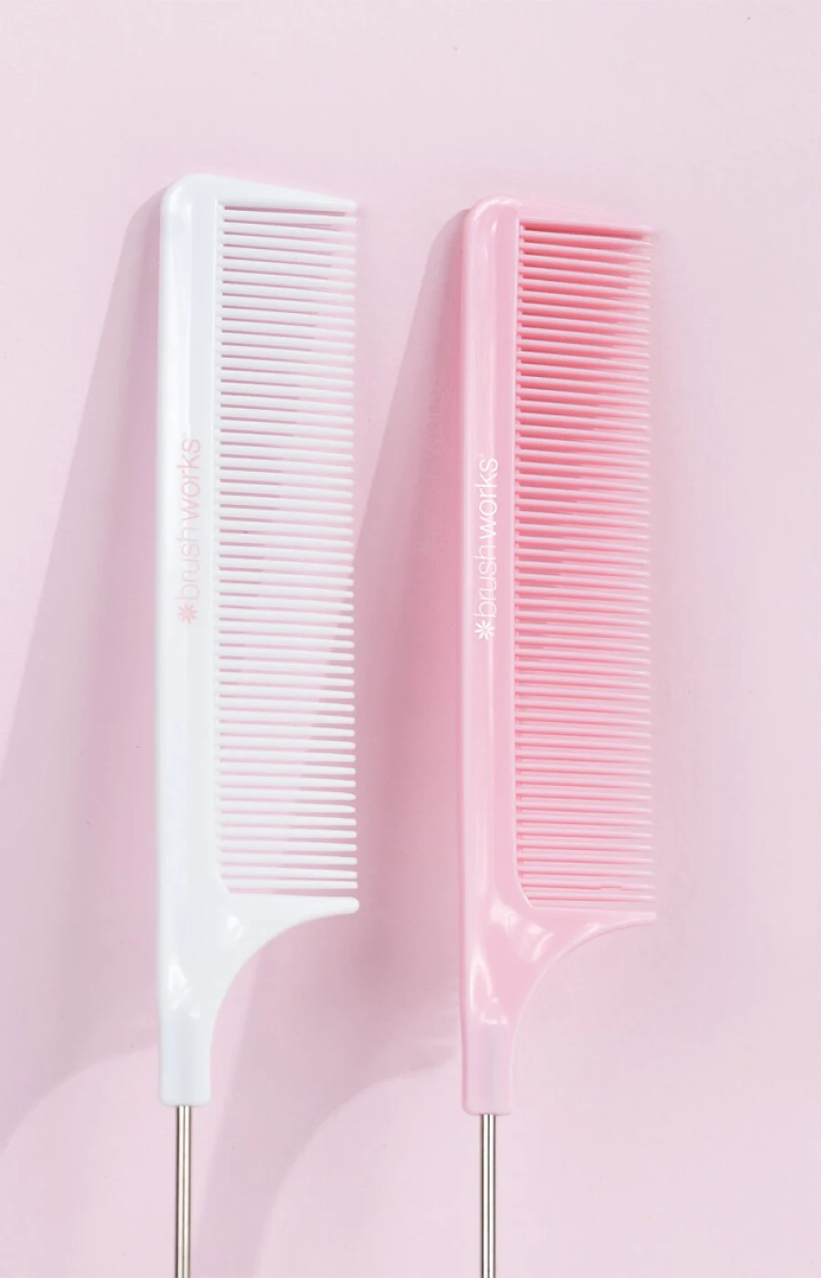 Peignes à queue - Rose & blanc - Cheveux - Image 4