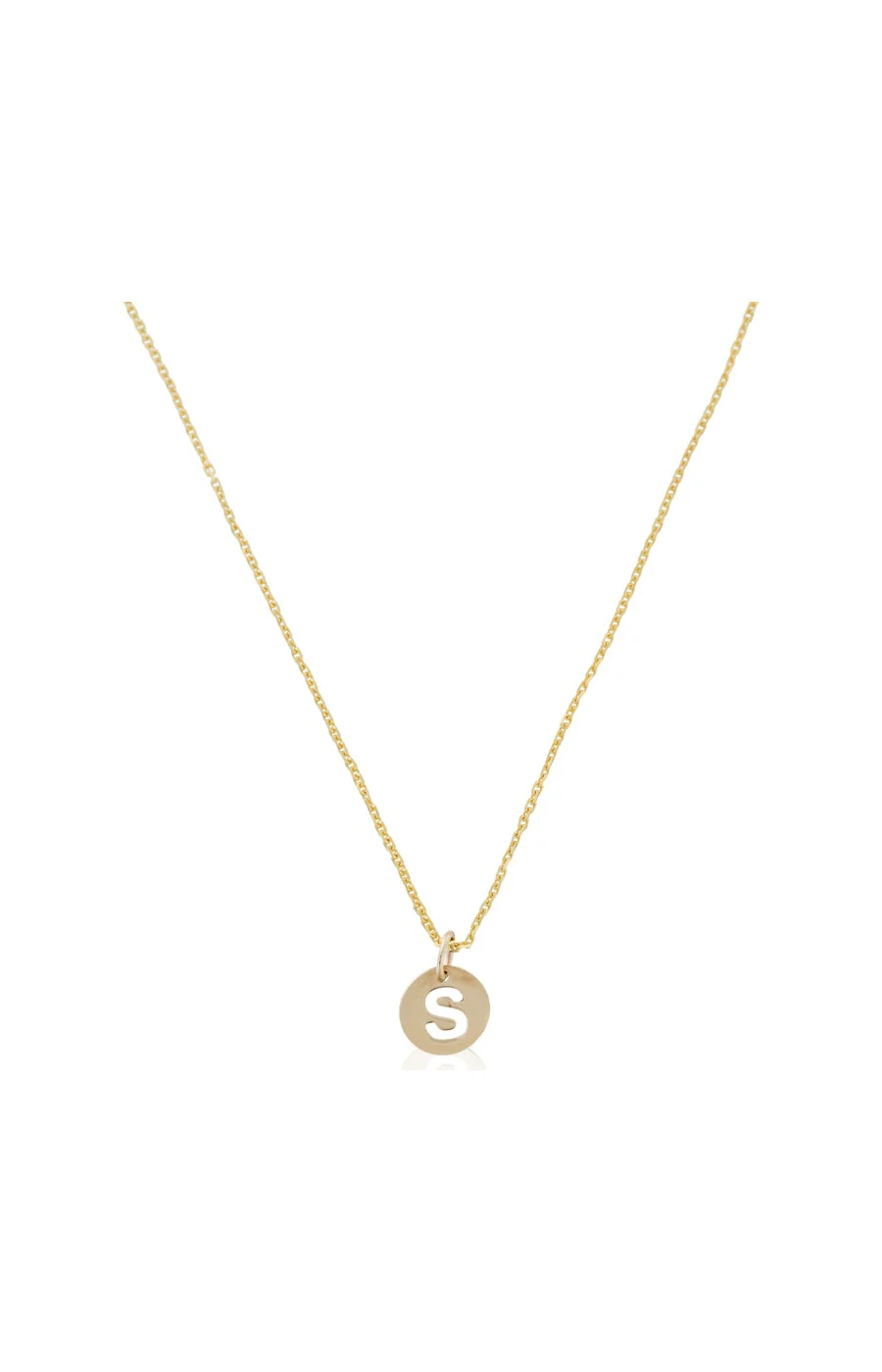 Pendentif Lettre S - Or jaune 375/1000