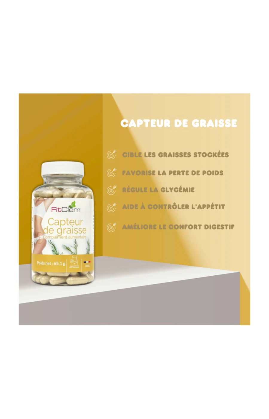 Cure capteur de graisse - Chitosan & poudre de nopal - 1 mois - Image 4