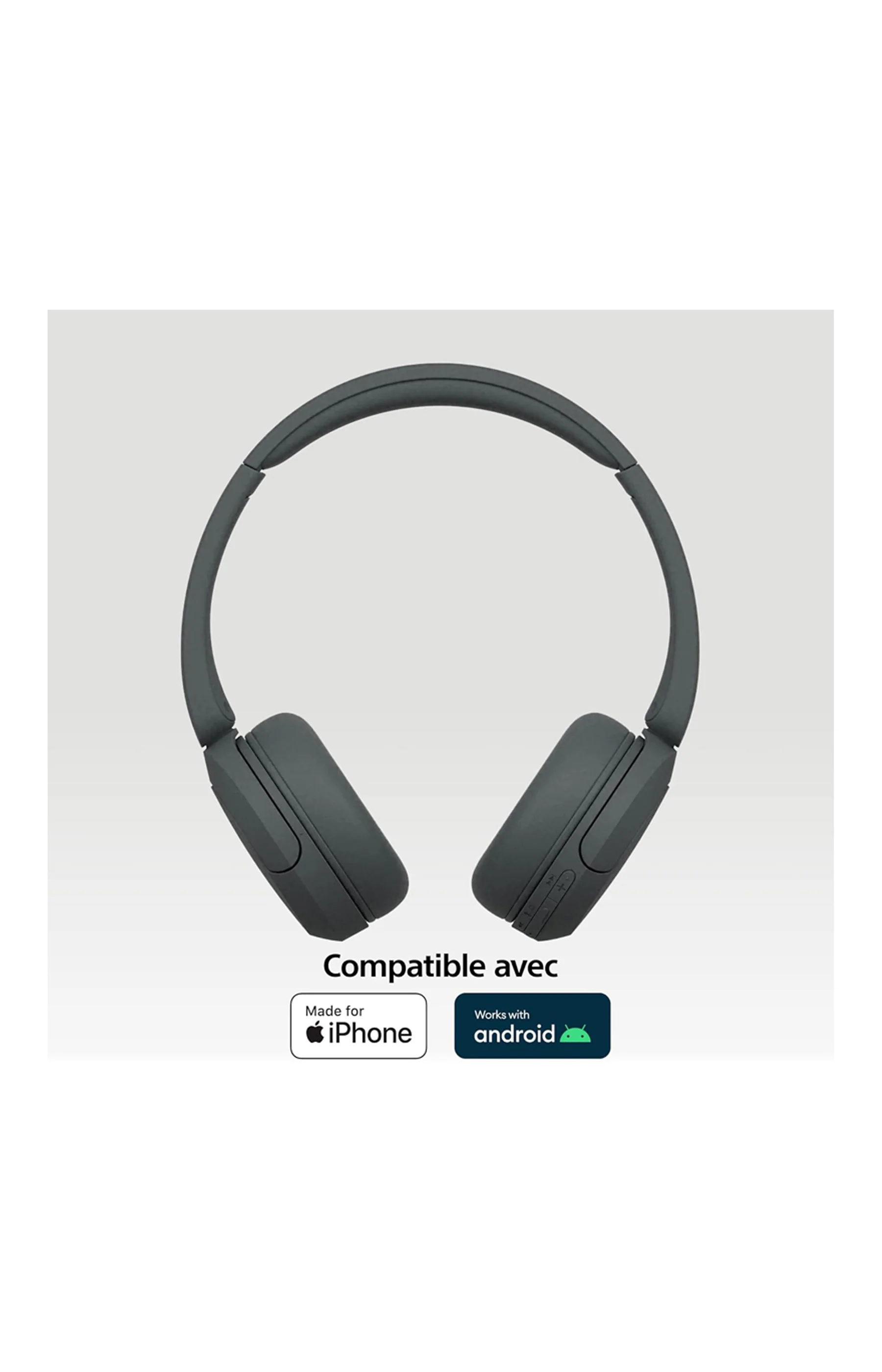 Casque Bluetooth - Sony WH-CH520 - Noir - Image 4