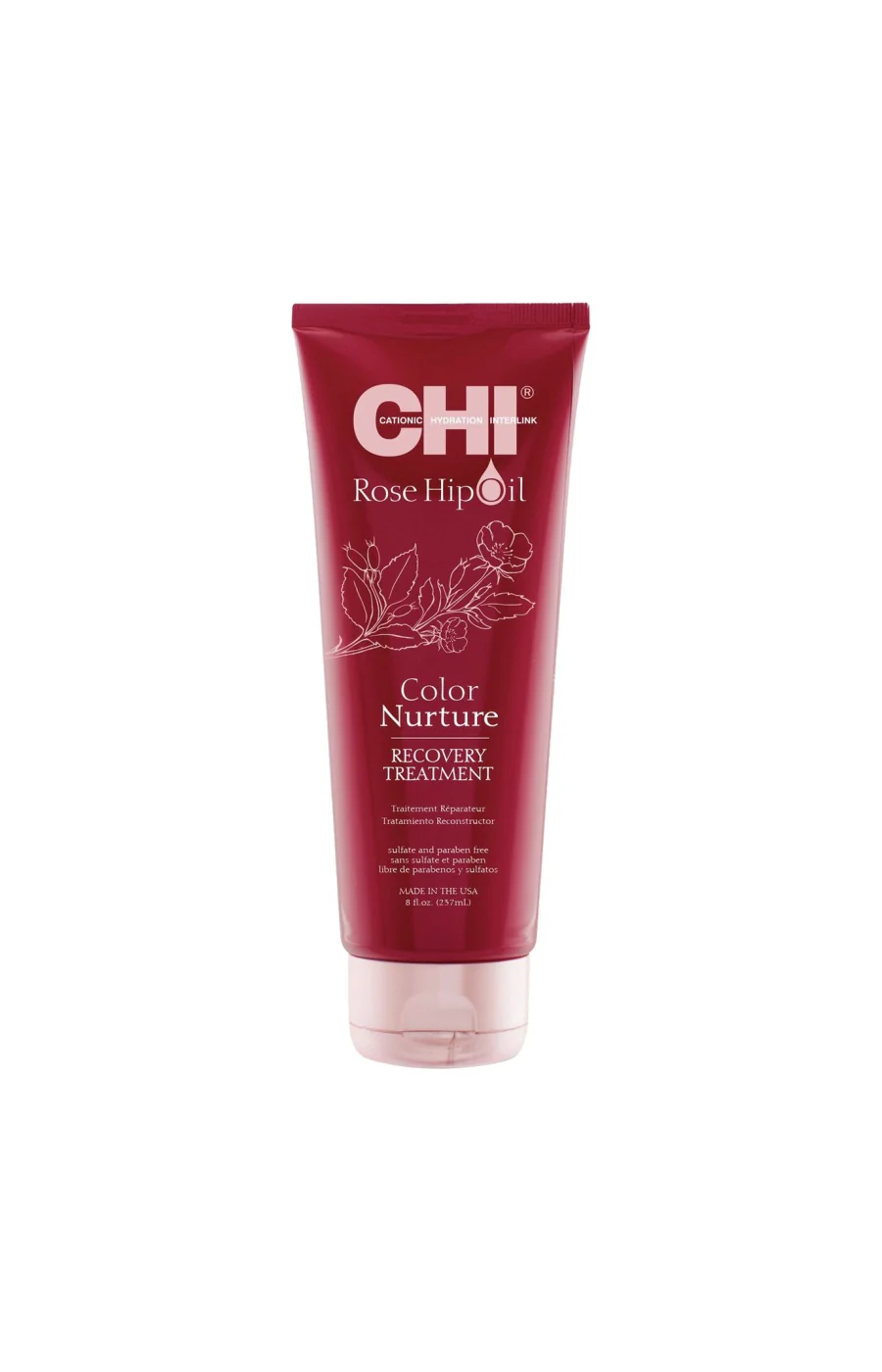 Masque réparateur à l'huile de rose musquée - Cheveux colorés - 237 ml