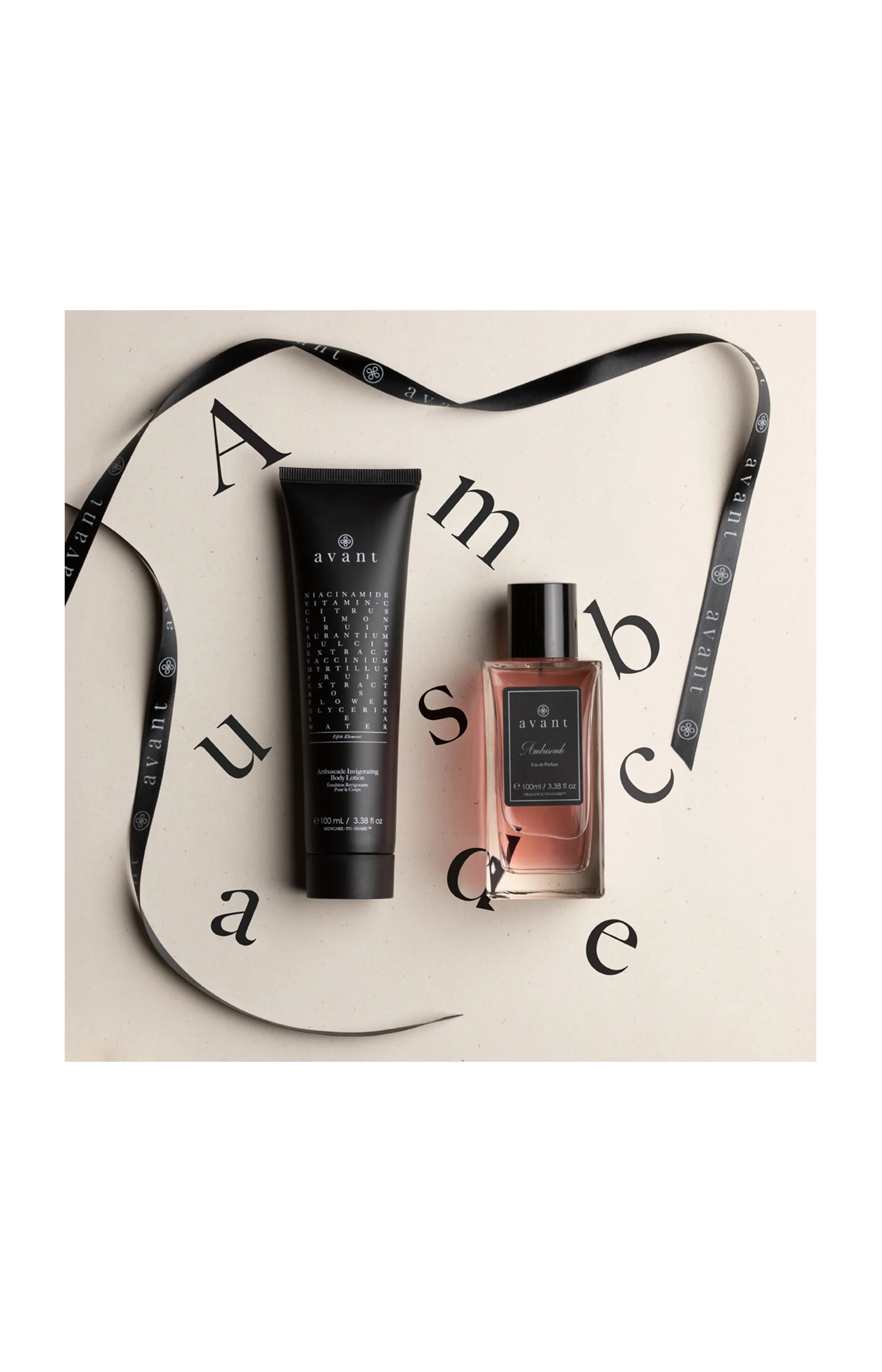 Coffret parfum & crème corps - Ambuscade - Fruité épicé - 2 x 100 ml - Image 2