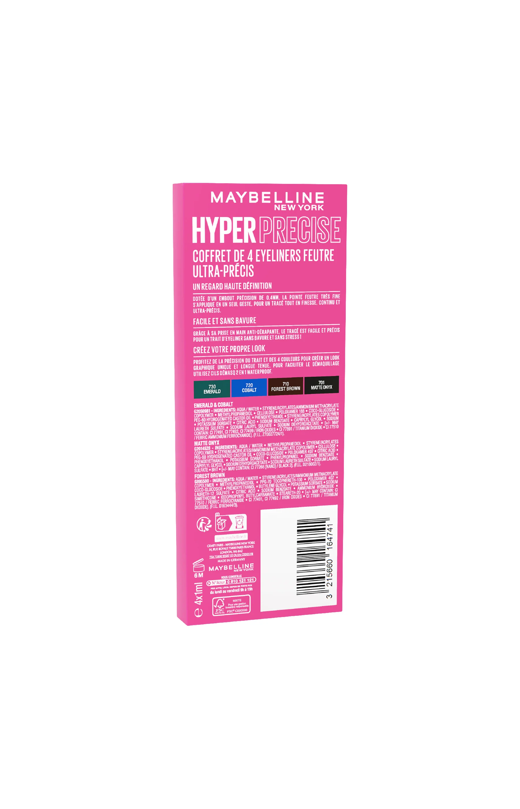 Coffret de 4 eyeliners feutre - Hyper Precise - Image 5