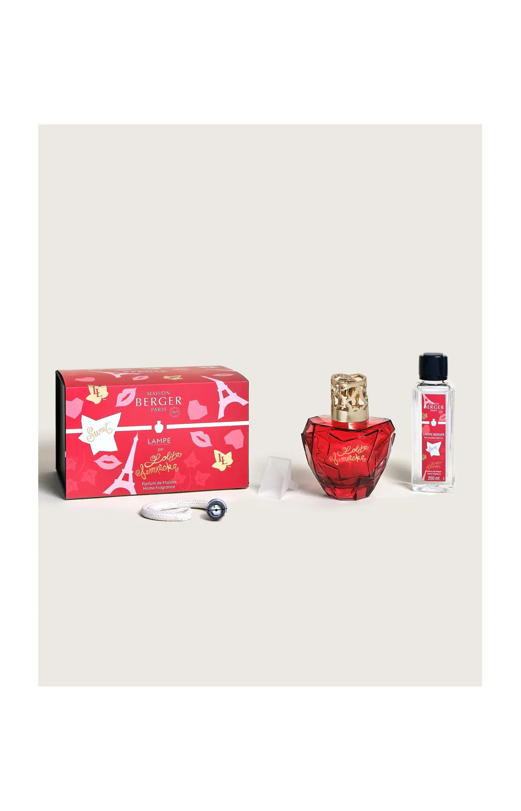 Coffret lampe à catalyse - Berger Lolita Lempicka Sweet - Cerise & cacao - 250 ml - Image 2