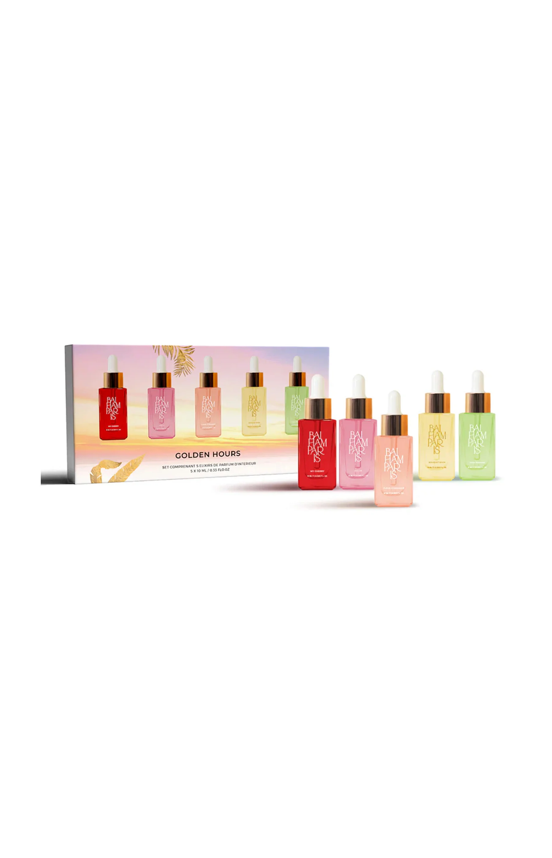 Coffret Summer Golden Hours - 5 élixirs d'intérieur - 5x10 ml