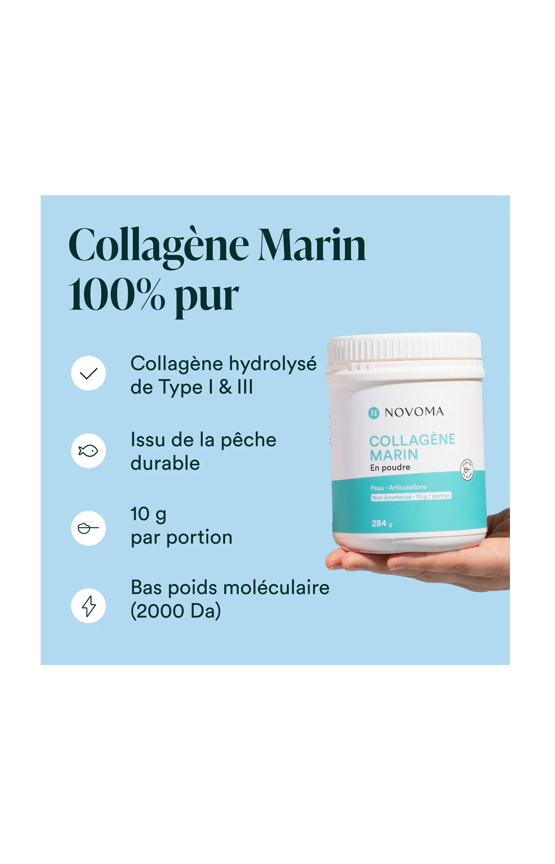 Collagène Marin - Peau & articulations - Saveur nature - 3 x 28 jours - Image 7