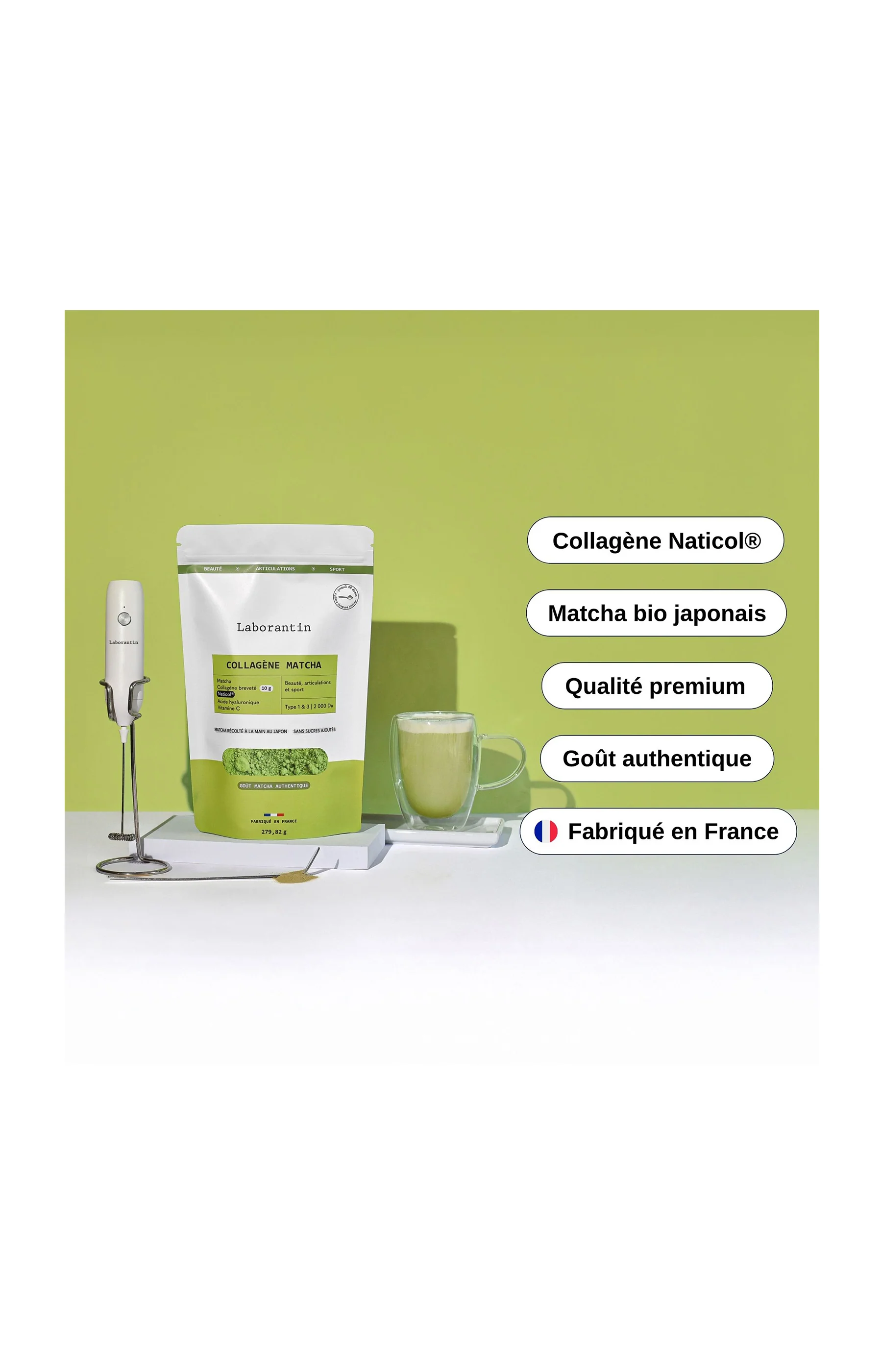 Collagène Matcha en poudre - 279 g - Image 4