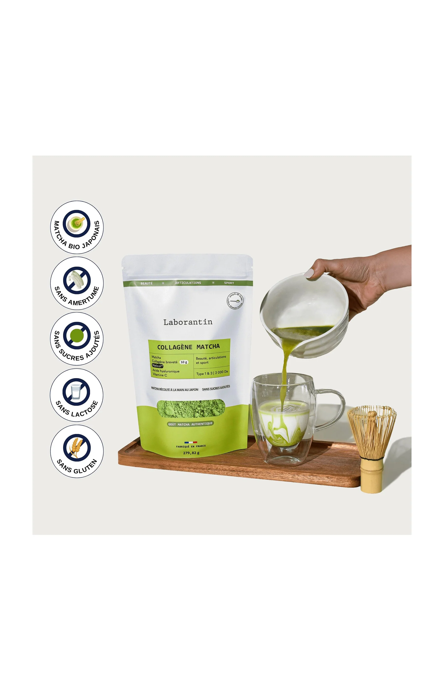 Collagène Matcha en poudre - 279 g - Image 5