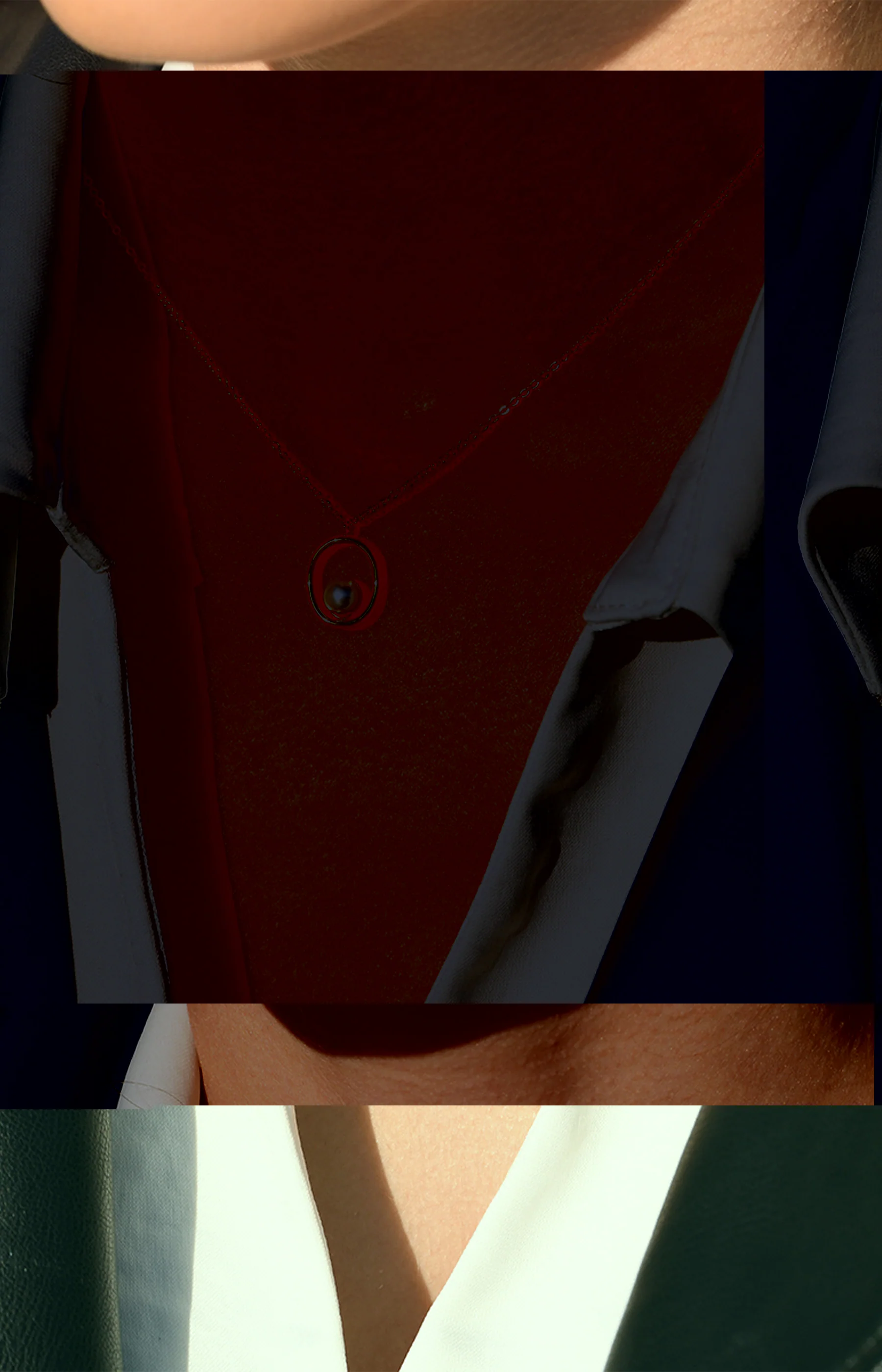 Collier Jennifer - Acier inoxydable - Doré - Image 2