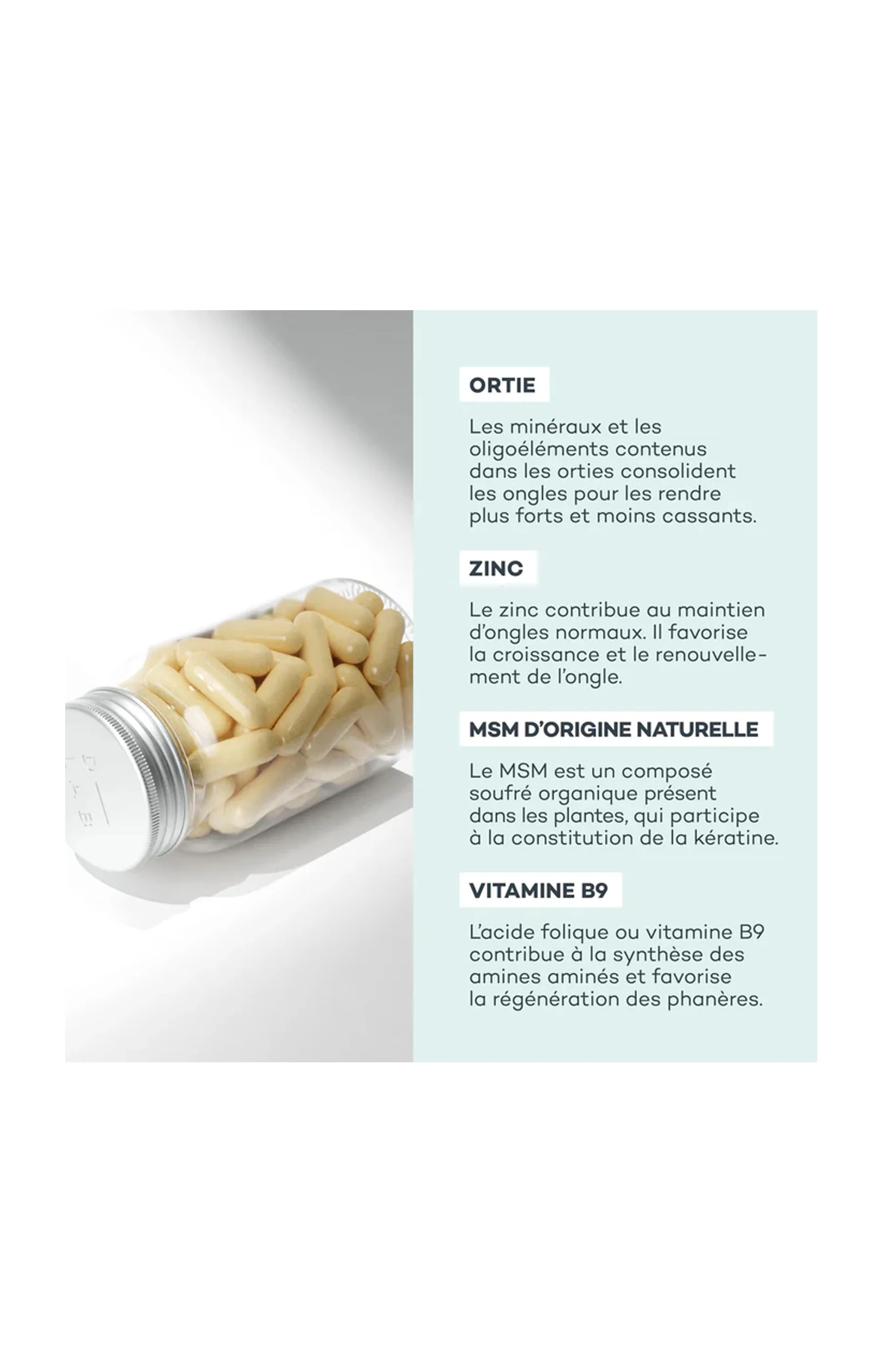 Cure Complexe Ongles Parfaits – Kératine & minéraux – 6 mois - Image 2